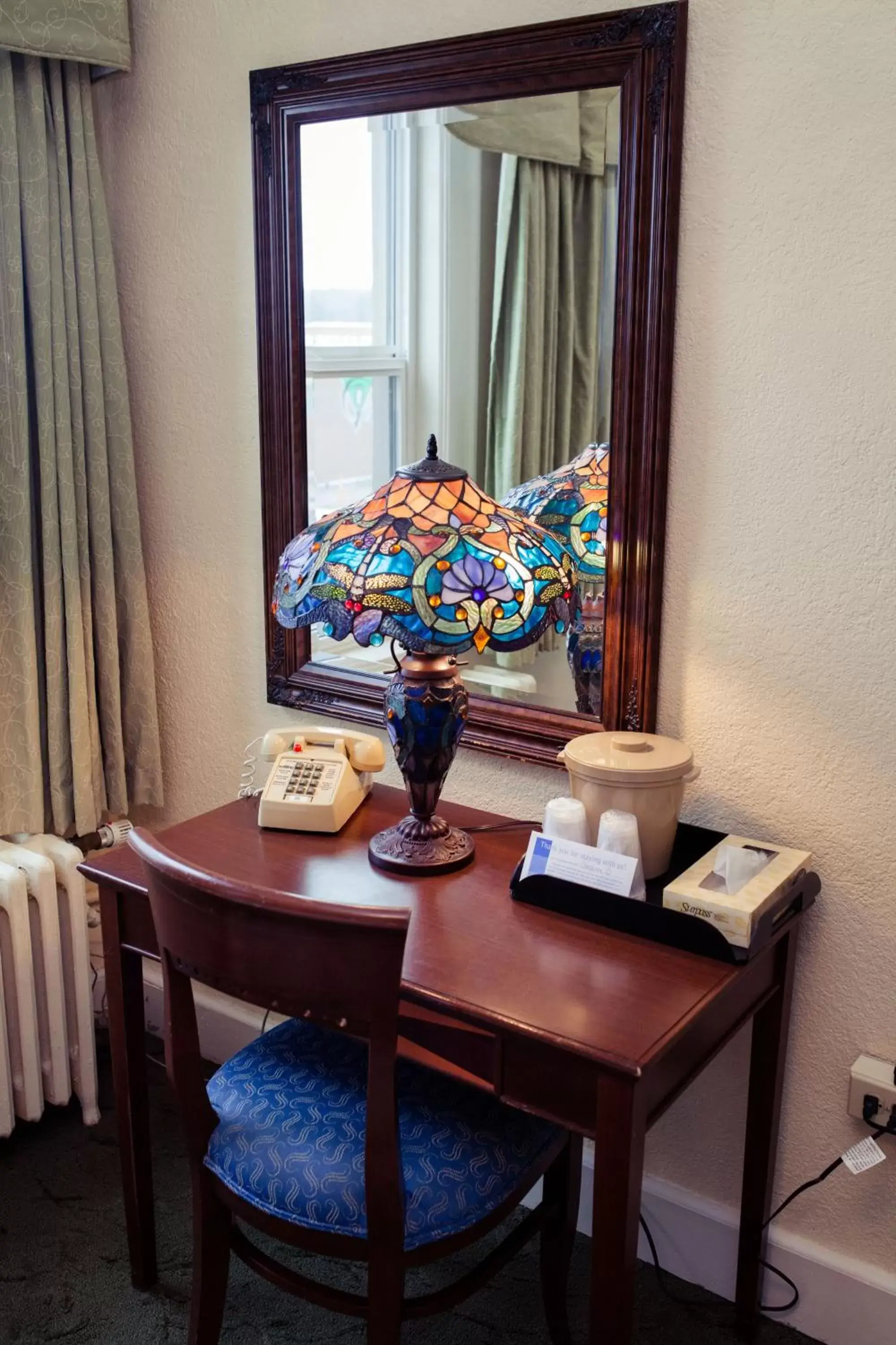 Decorative detail, Seating Area in Gilmore Hotel, Trademark Collection by Wyndham