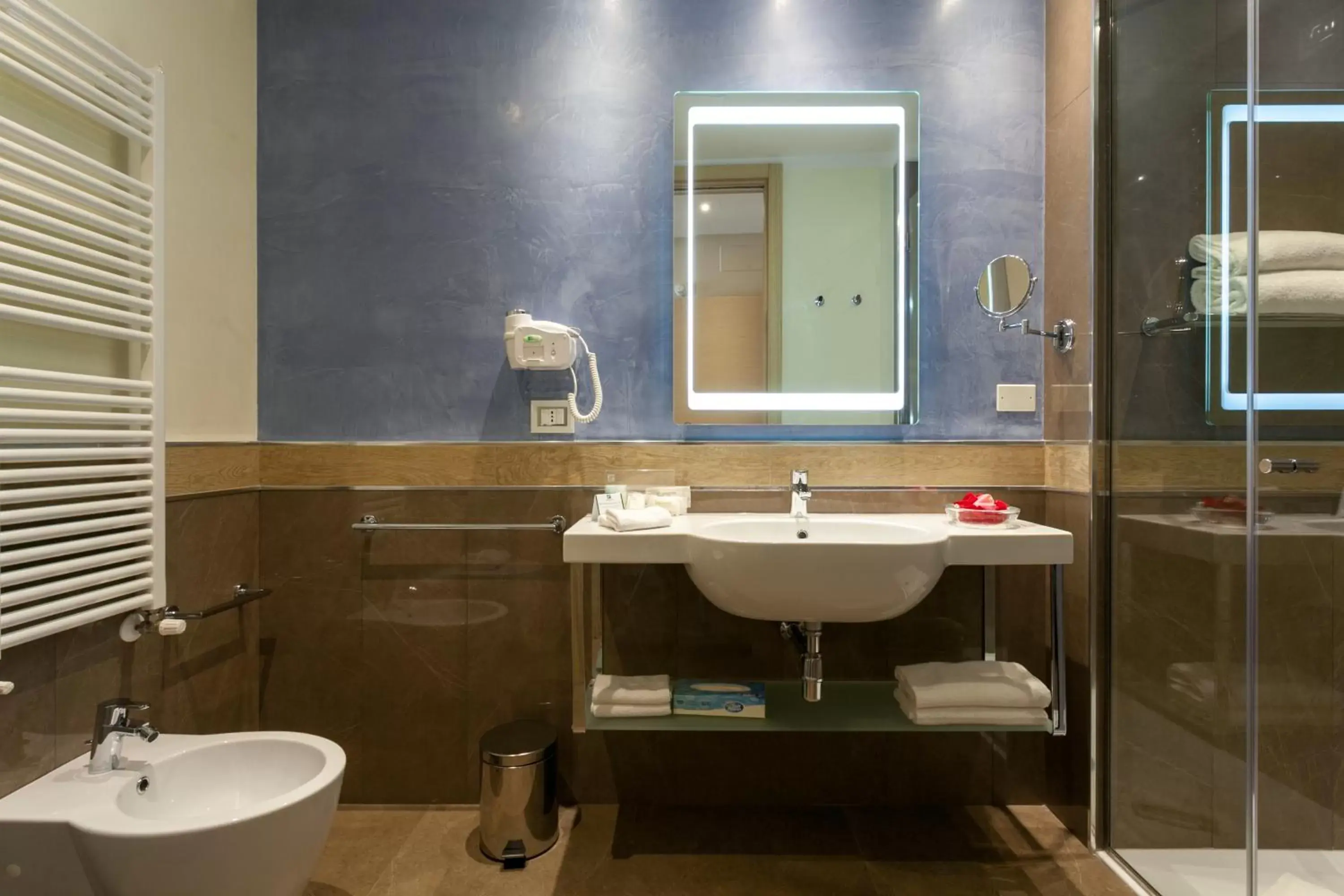 Toilet, Bathroom in Hotel Imperiale Rimini & SPA