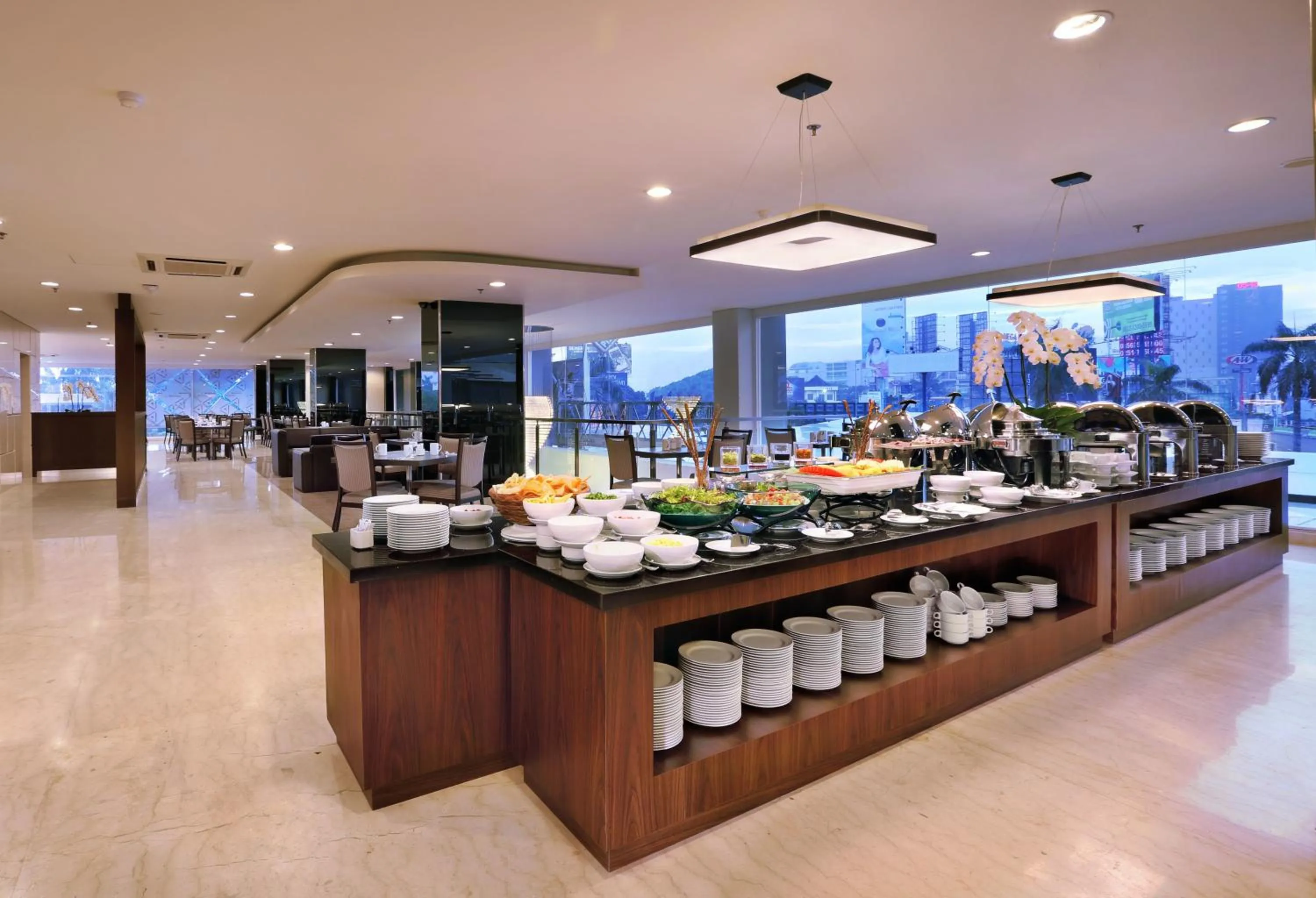 Buffet breakfast in Aston Imperial Bekasi Hotel & Conference Center