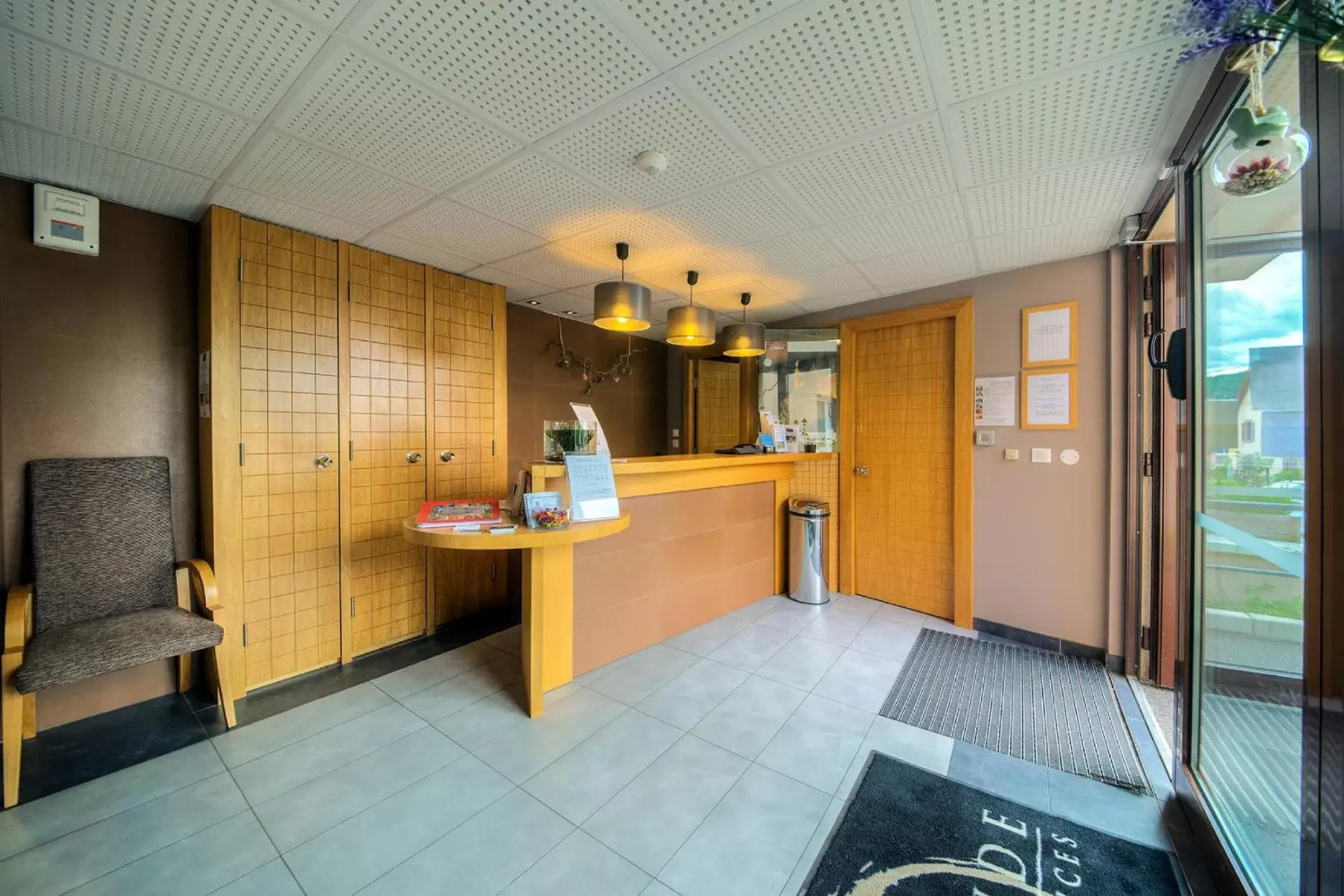 Lobby or reception in Comfort Aparthotel Mutzig Portes d'Alsace Lobby or reception in Comfort Aparthotel Mutzig Portes d'Alsace