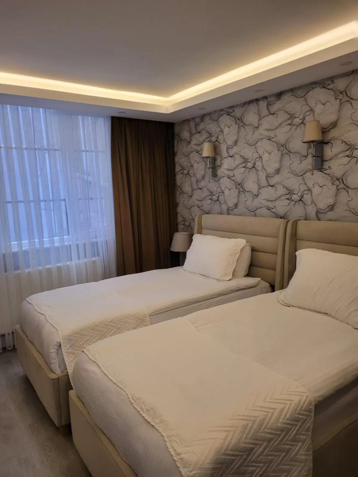 Bed in Mr BEYAZ HOTEL