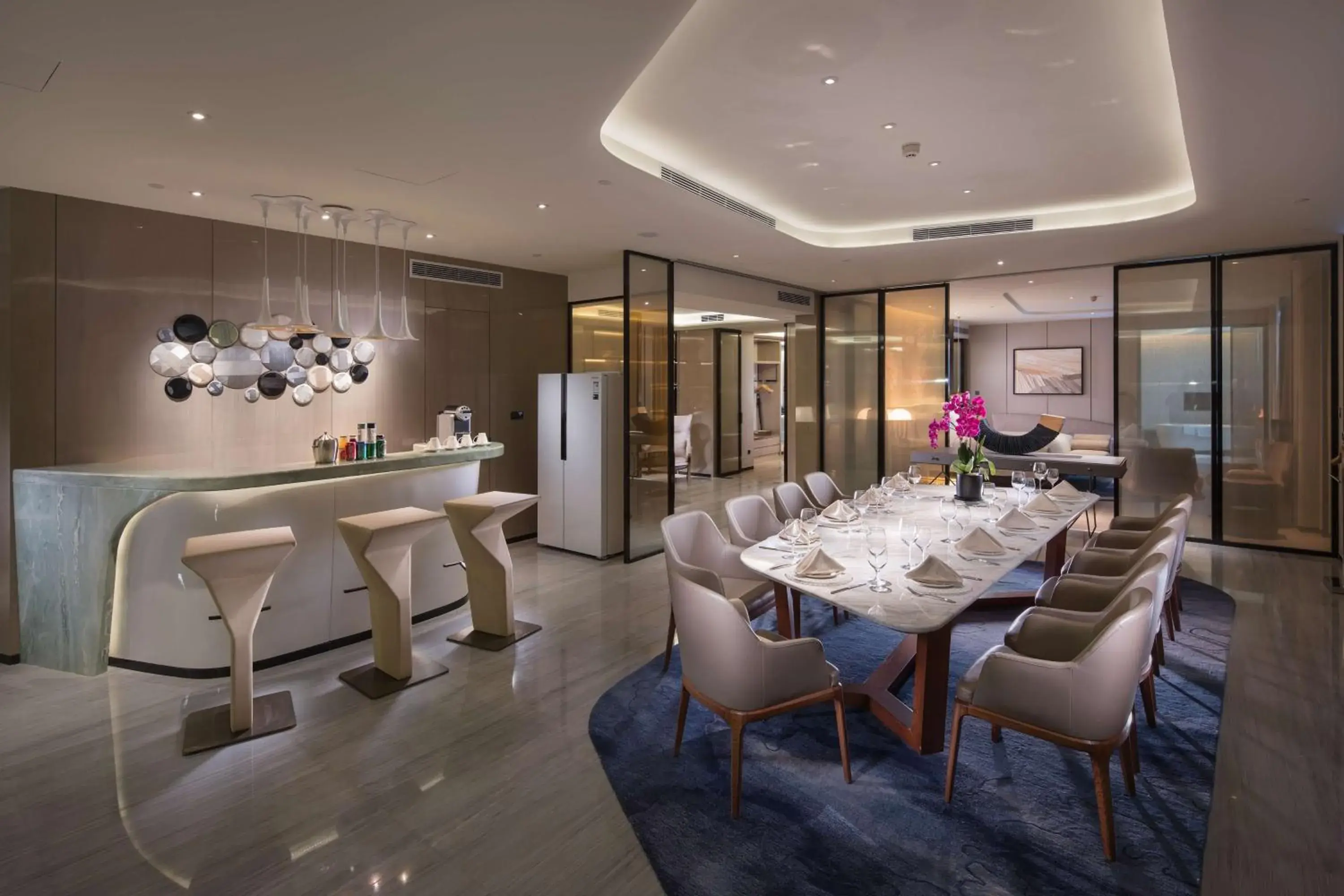 Kitchen or kitchenette in Hilton Quanzhou Riverside