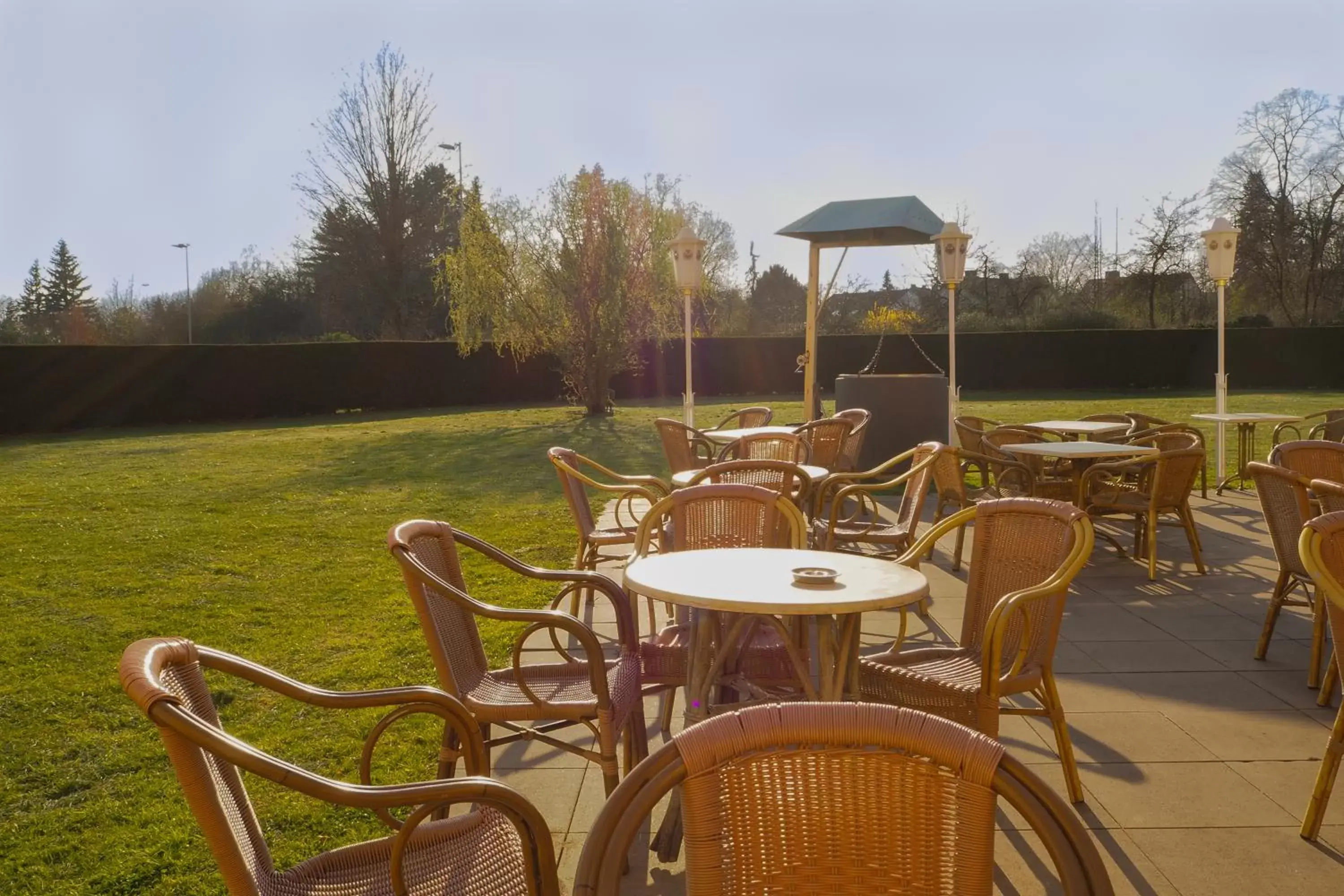 Balcony/Terrace, Restaurant/Places to Eat in Hotel am Wall