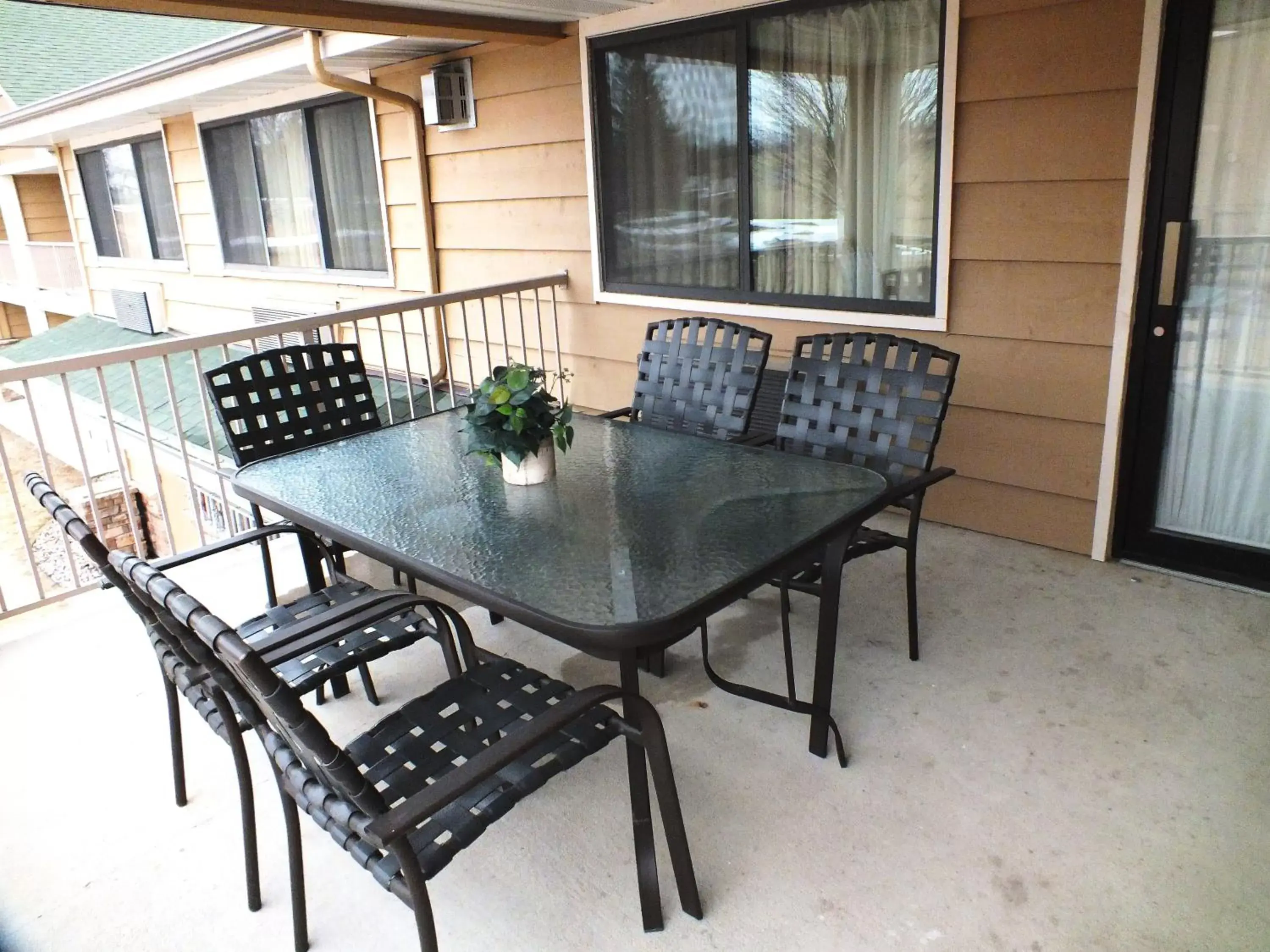 Balcony/Terrace in AmericInn by Wyndham Okoboji