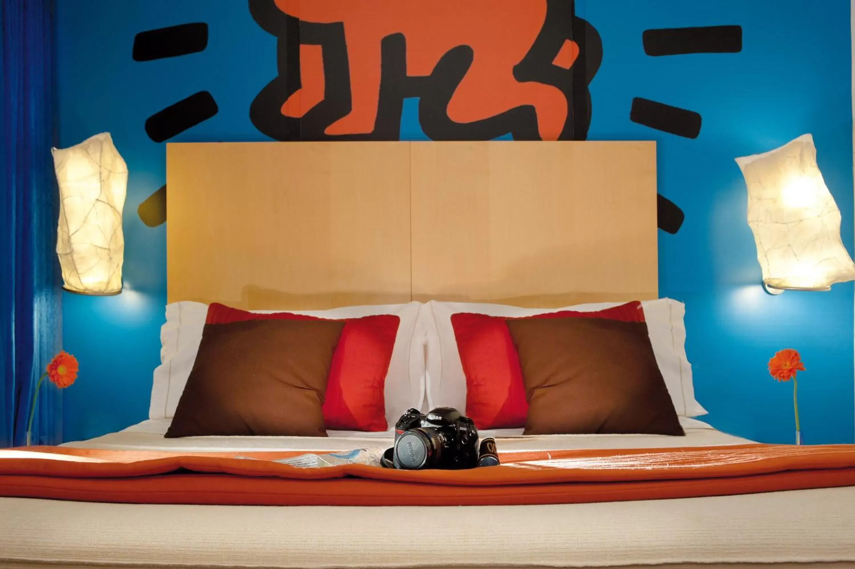 Bed in Hotel Abitart