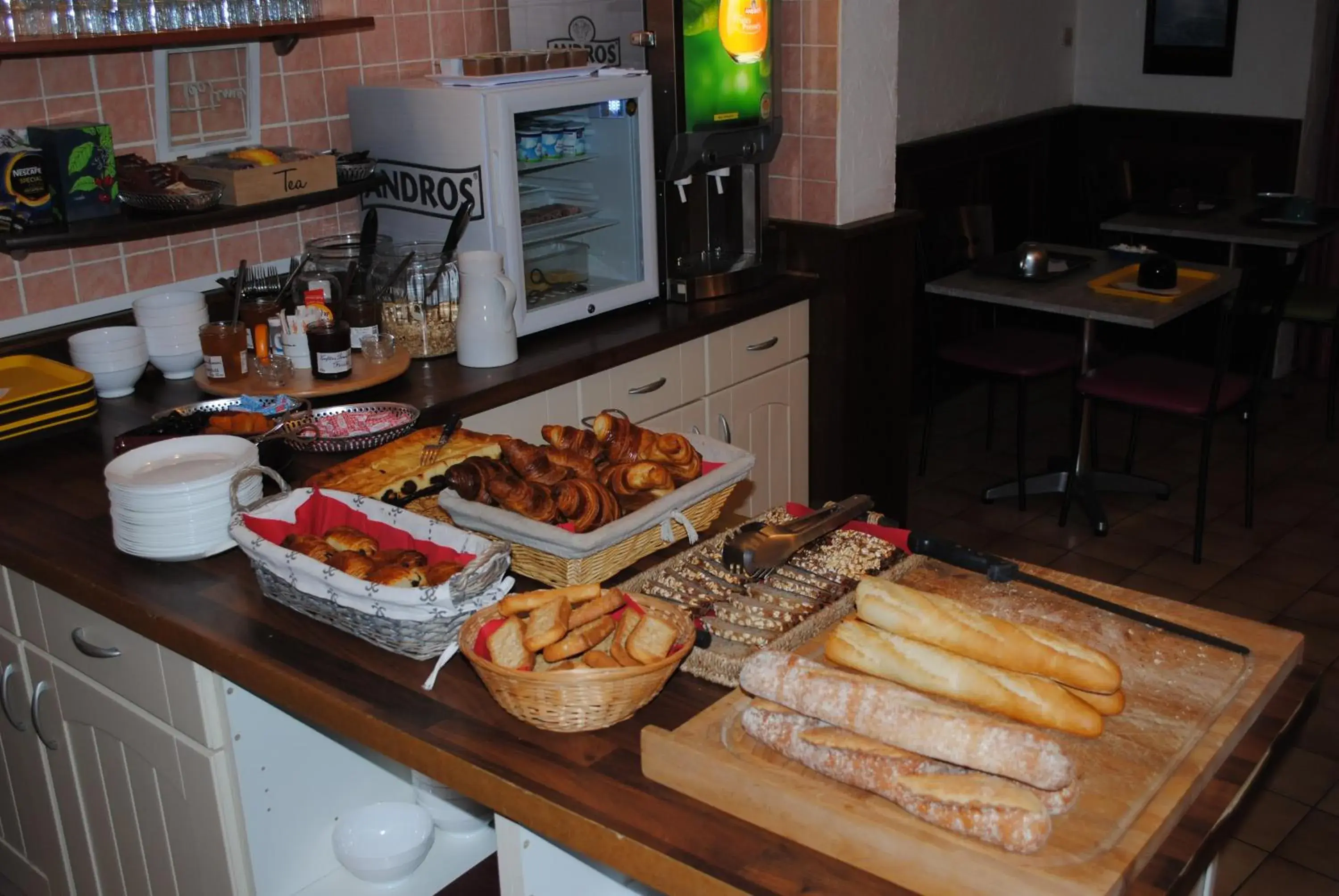 Buffet breakfast in Hotel Le Goelo - Port de Paimpol