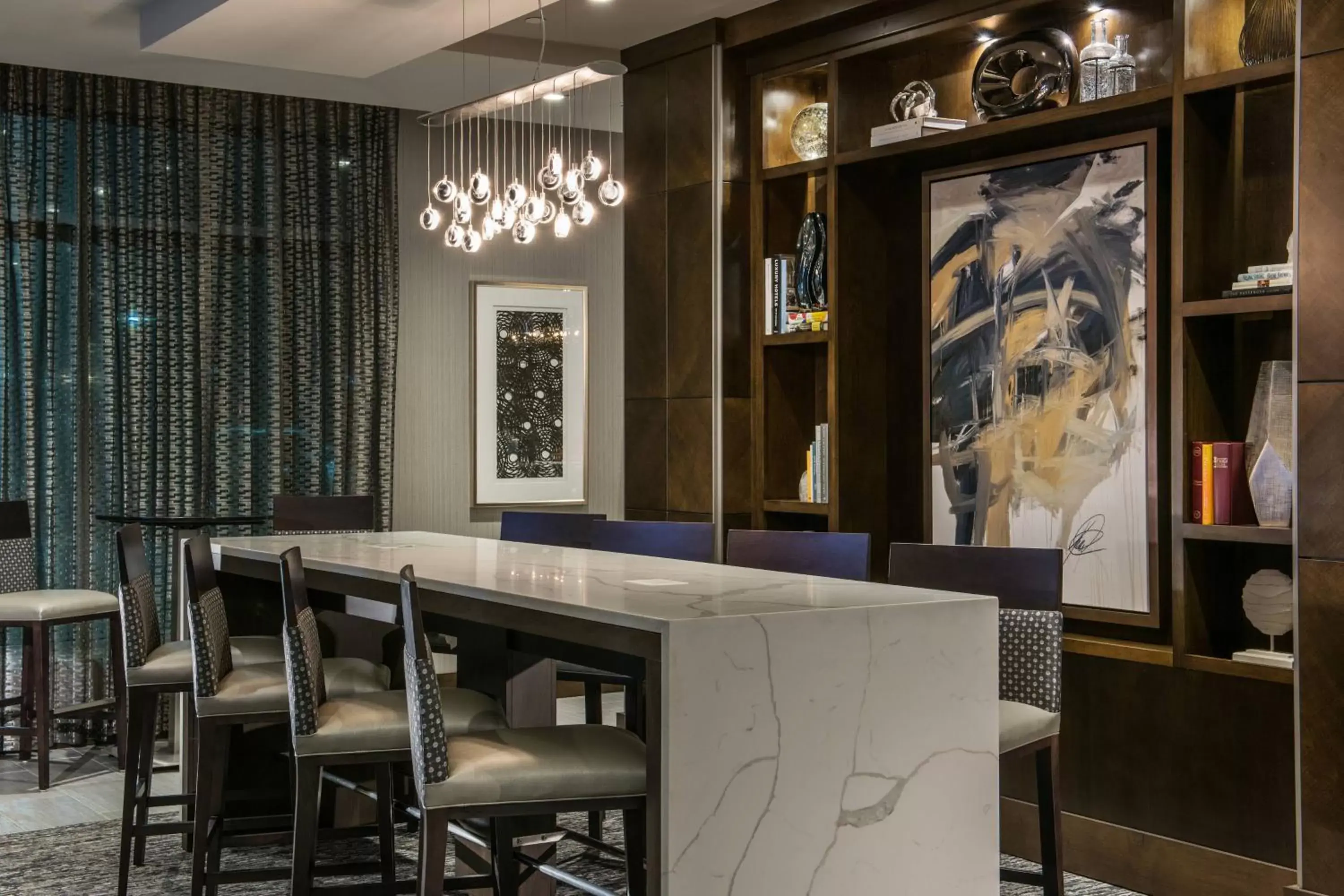 Restaurant/places to eat, Lounge/Bar in Residence Inn by Marriott Boston Concord