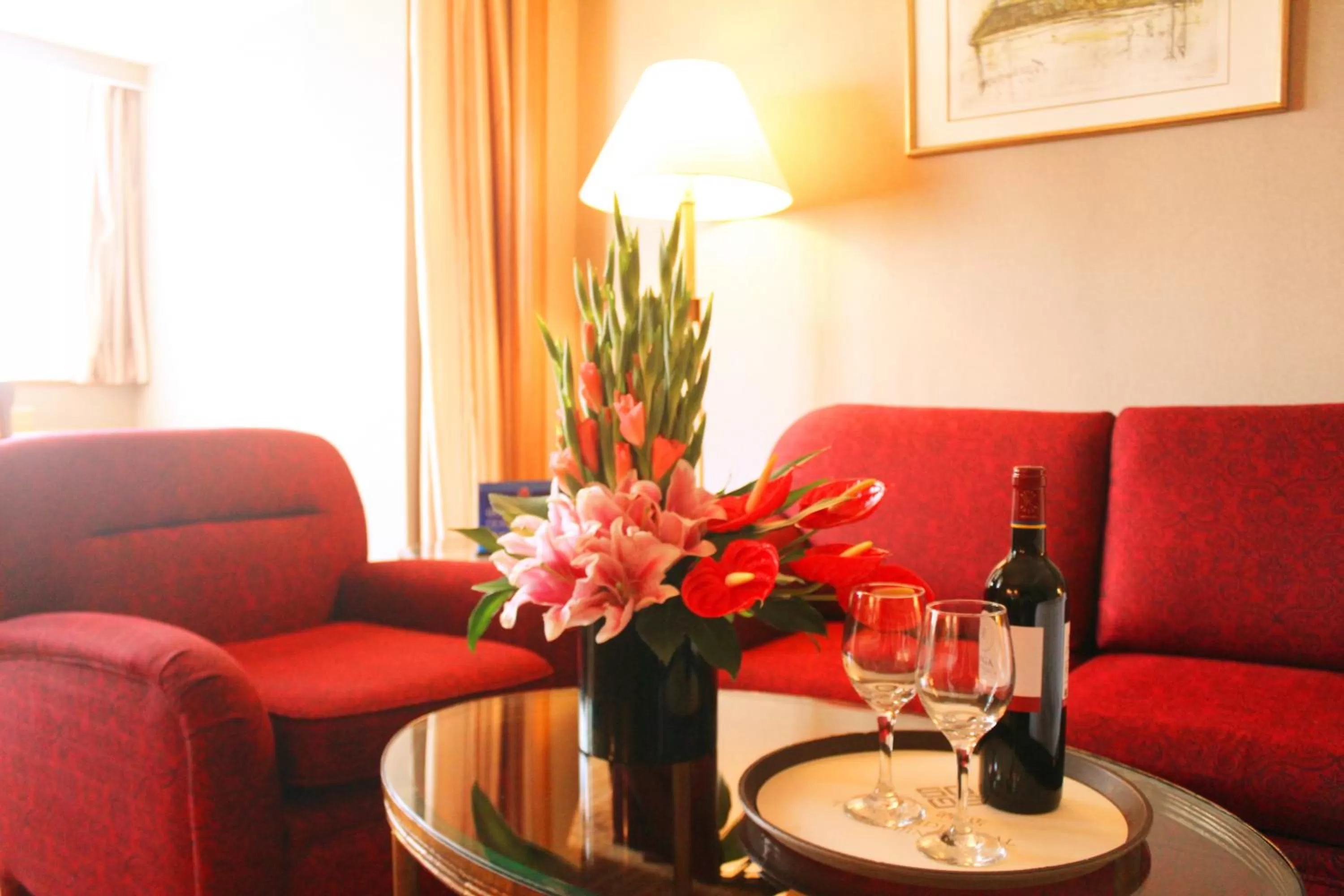 Seating area in The Presidential Beijing