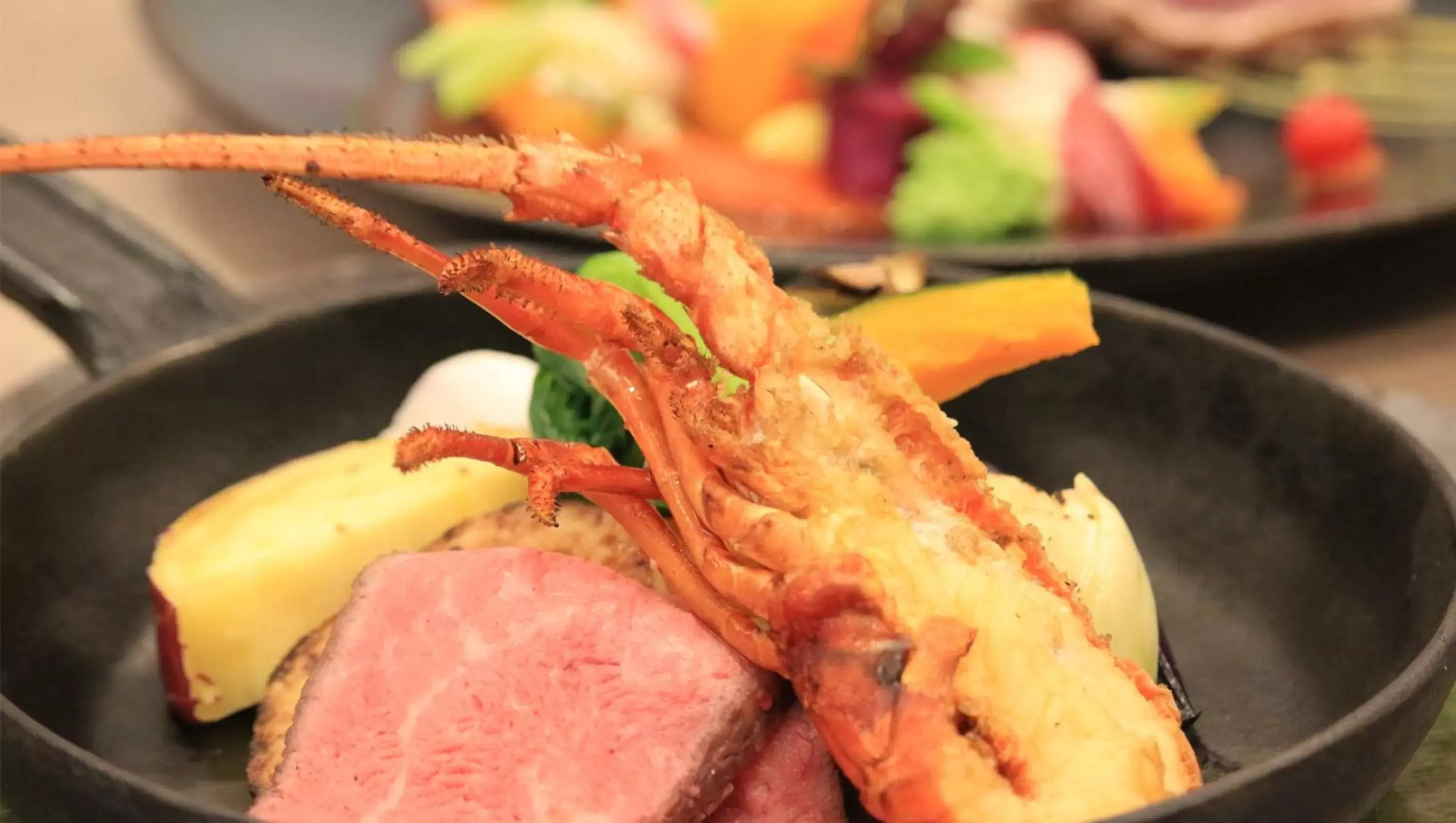 Dinner, Food in Nanki-Shirahama Marriott Hotel