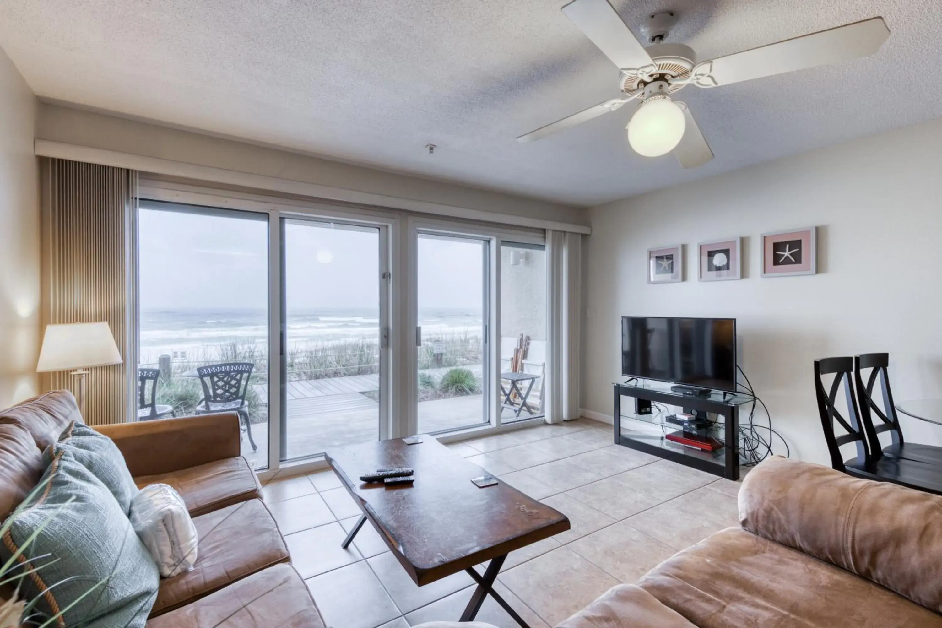 Seating Area in Crystal Sands Condominiums by ResortQuest