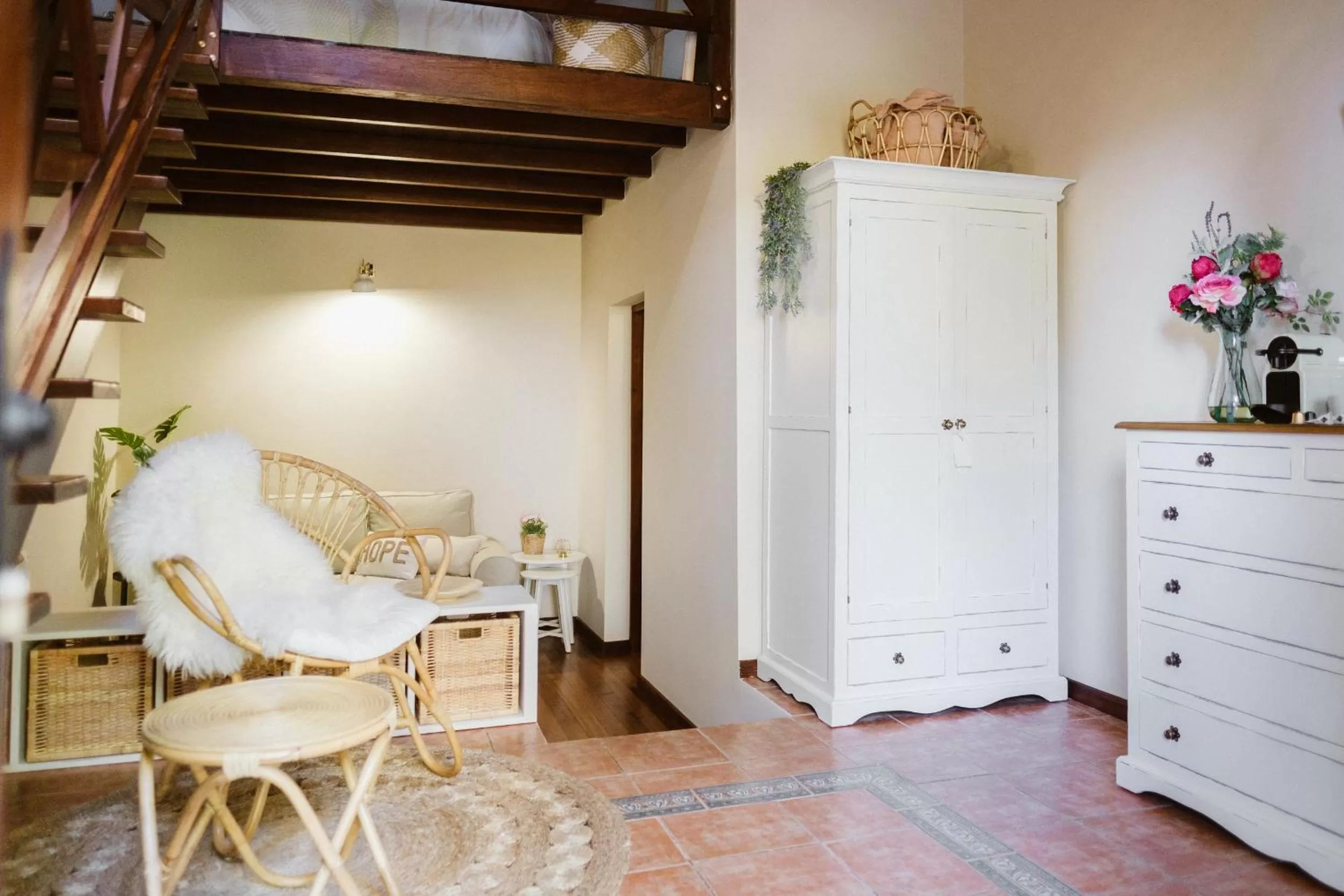 Living room in Hotel Rural Ohana
