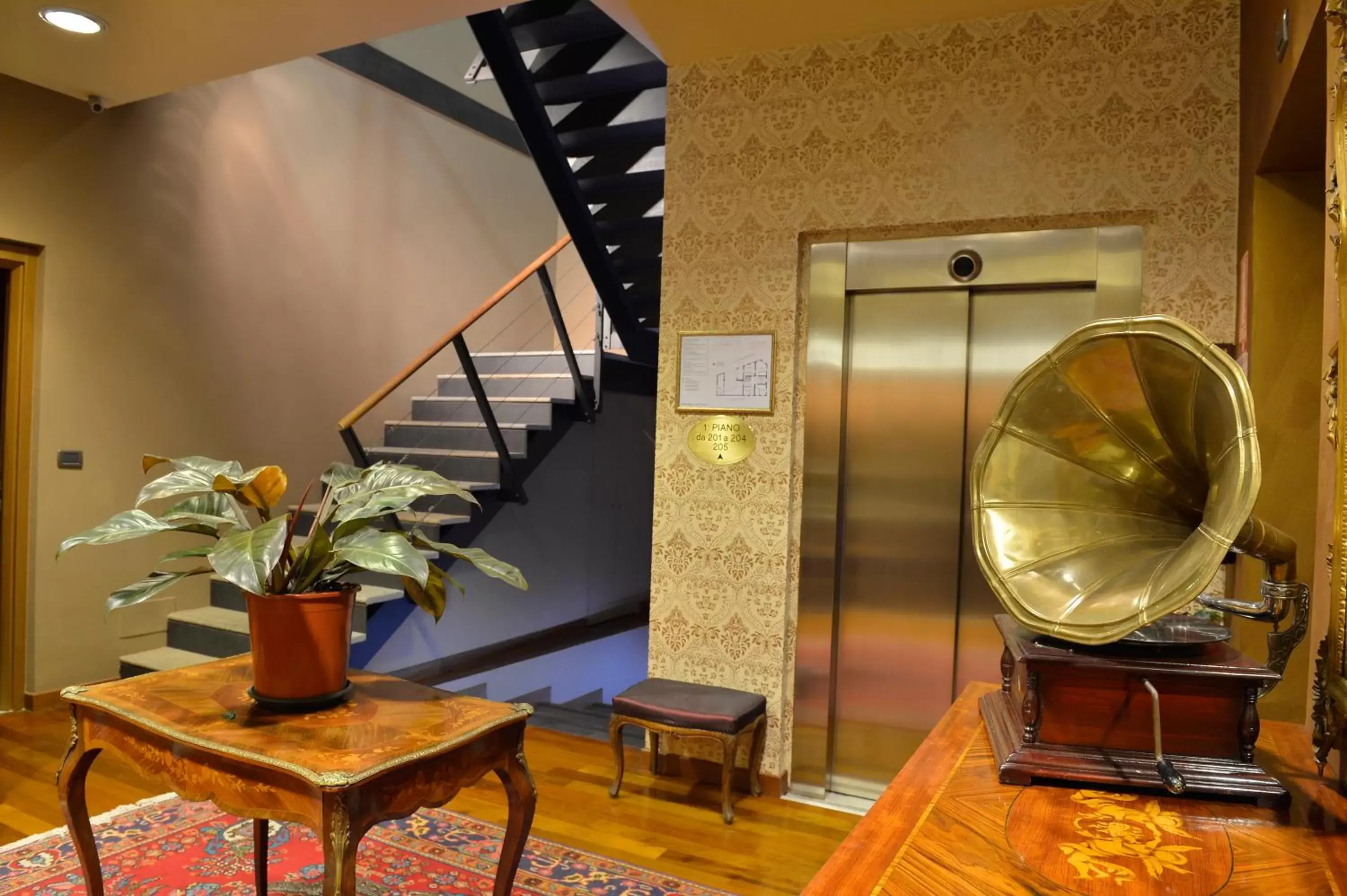 Decorative detail, Lobby/Reception in Hotel Dei Pittori