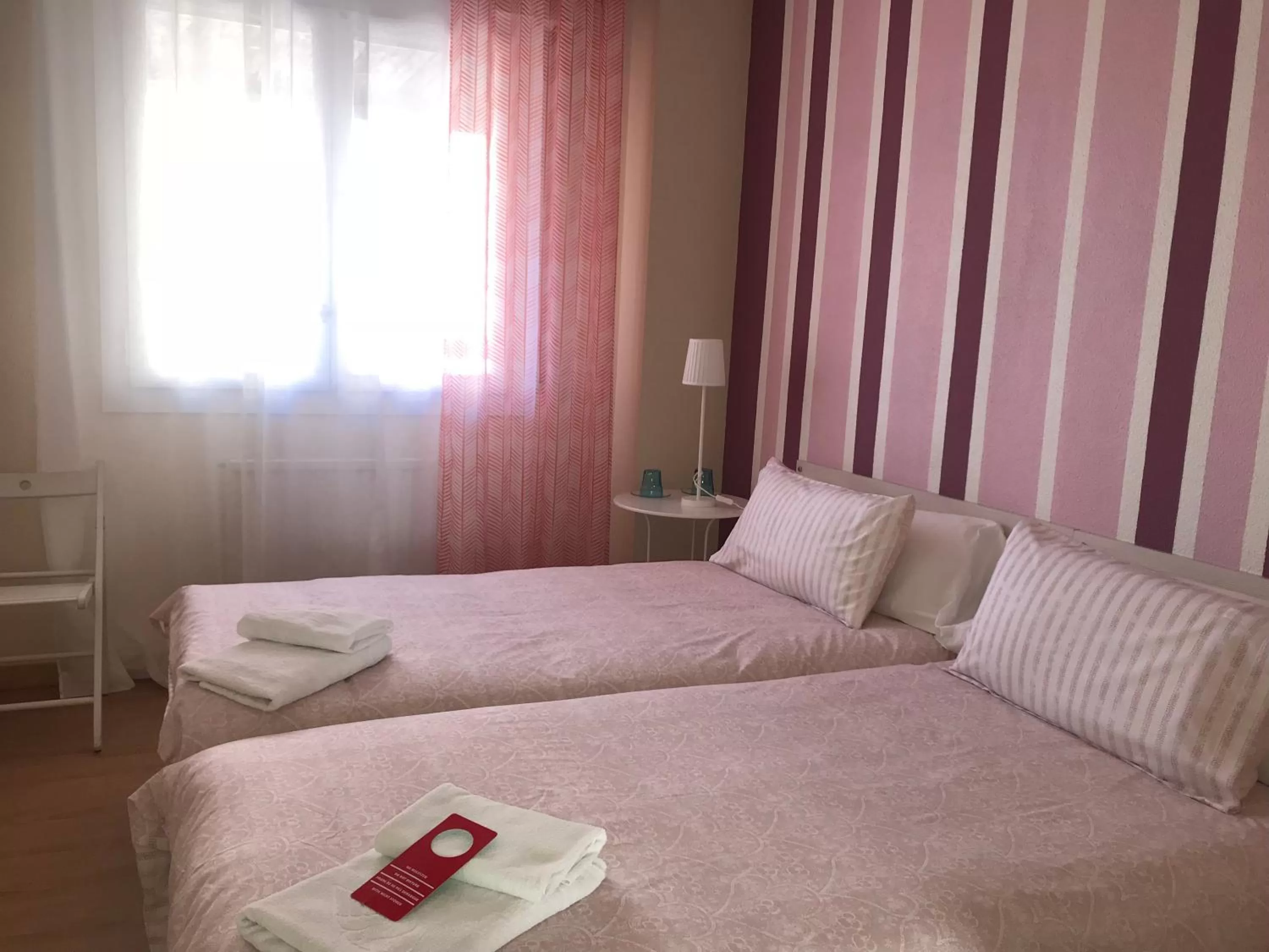 Bed in Alojamientos Iruña