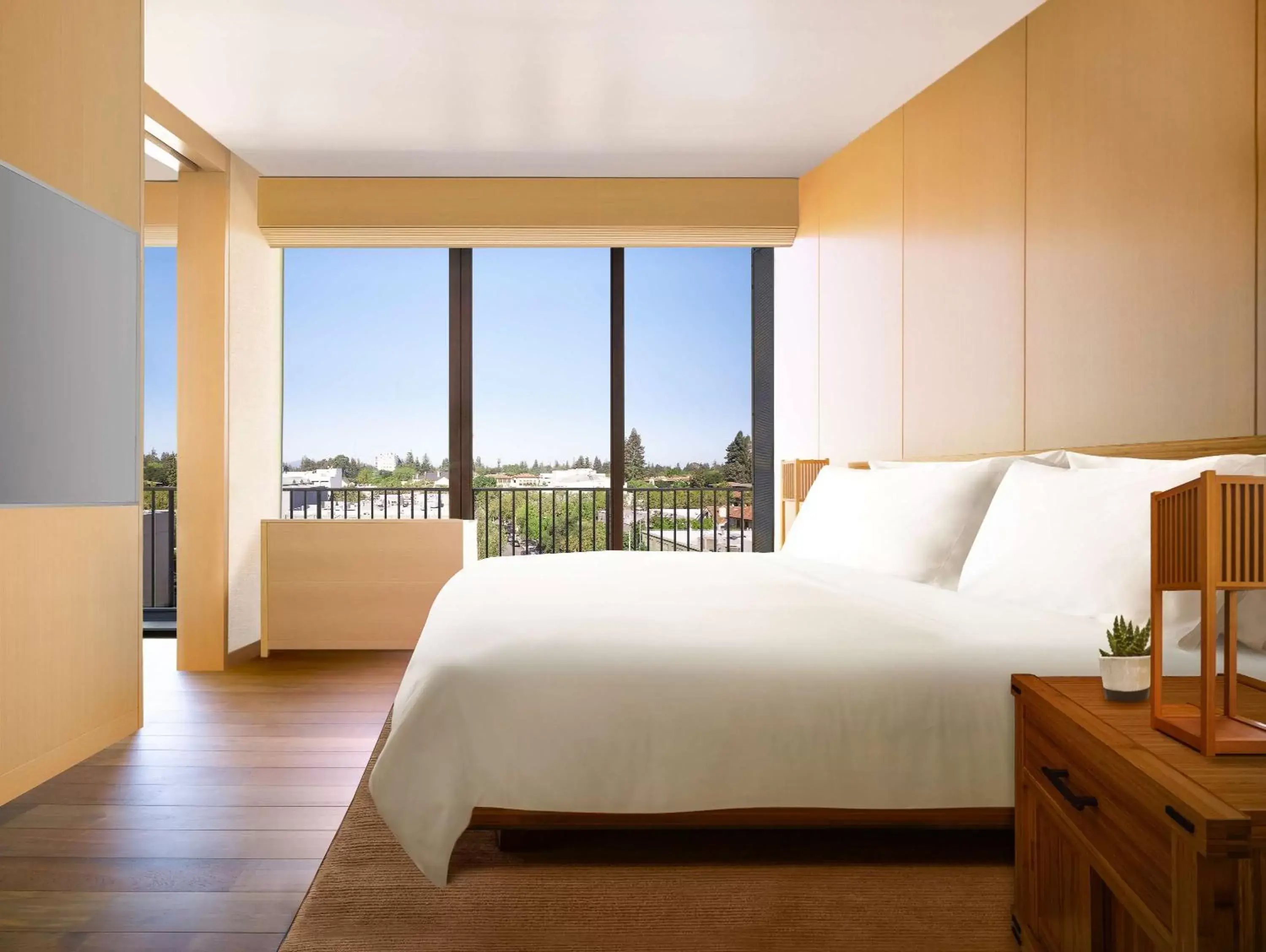 Photo of the whole room, Bed in Nobu Hotel Palo Alto