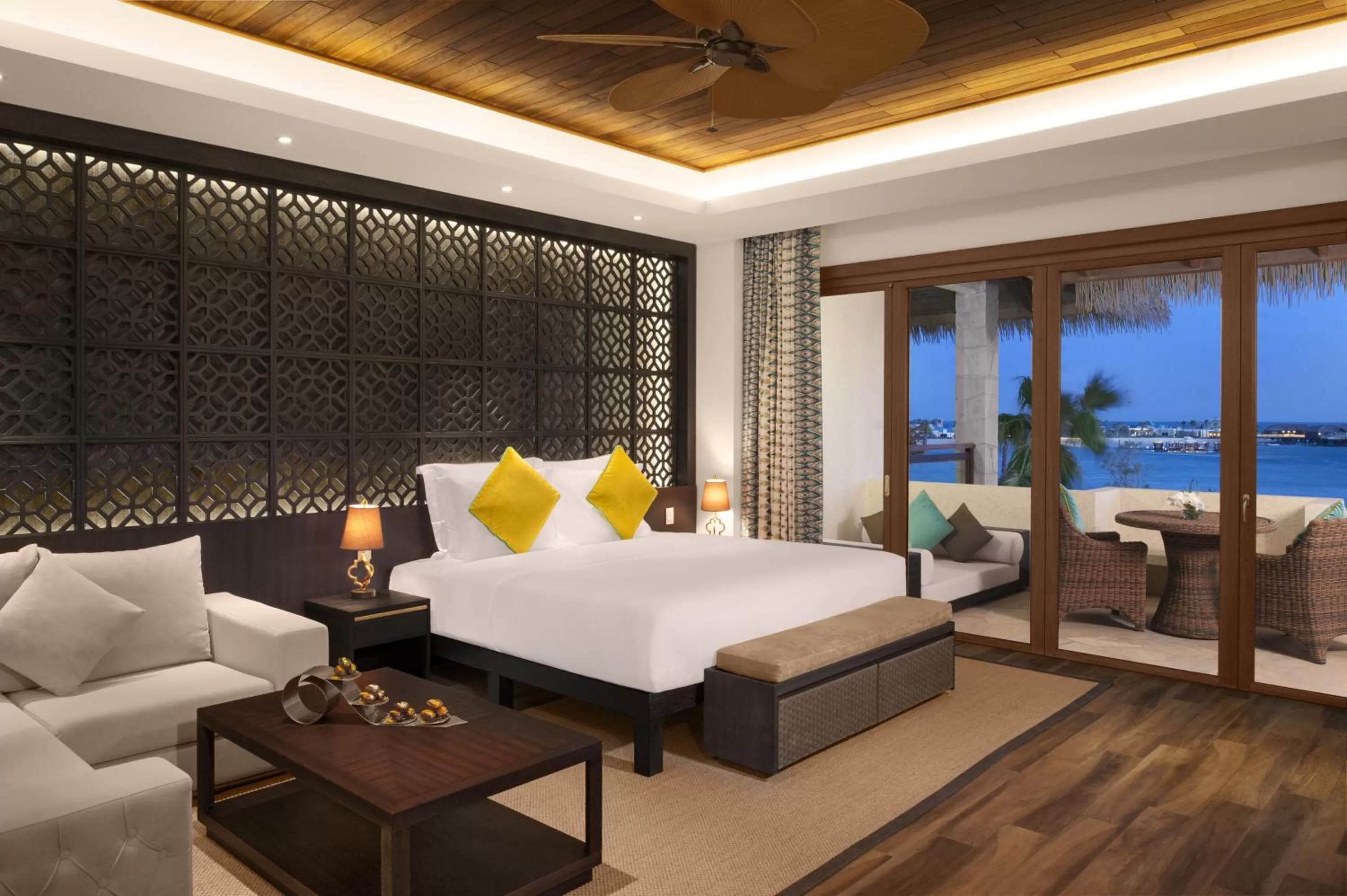 Bedroom, Bed in Banana Island Resort Doha by Anantara