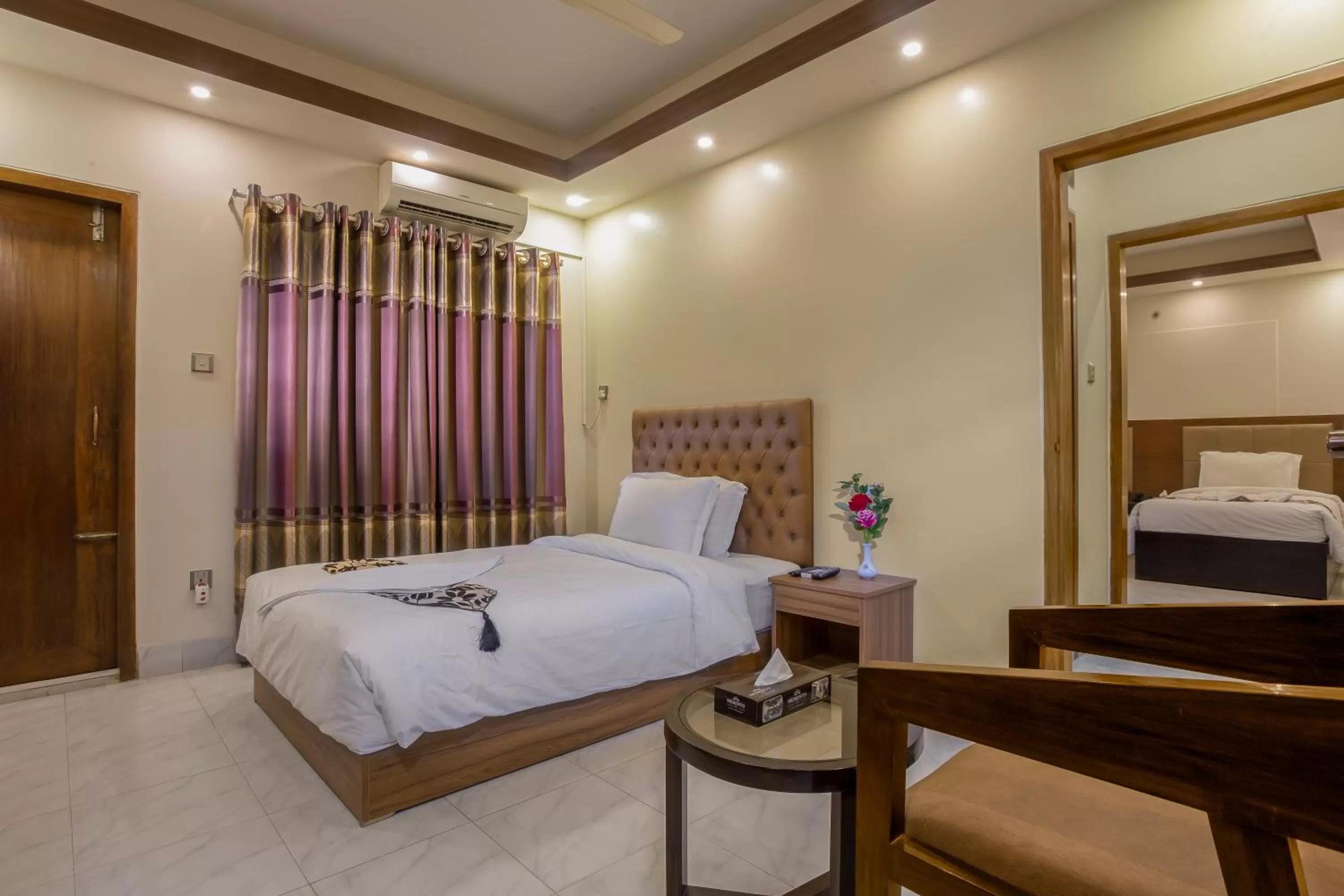 Bed in Memento Residence