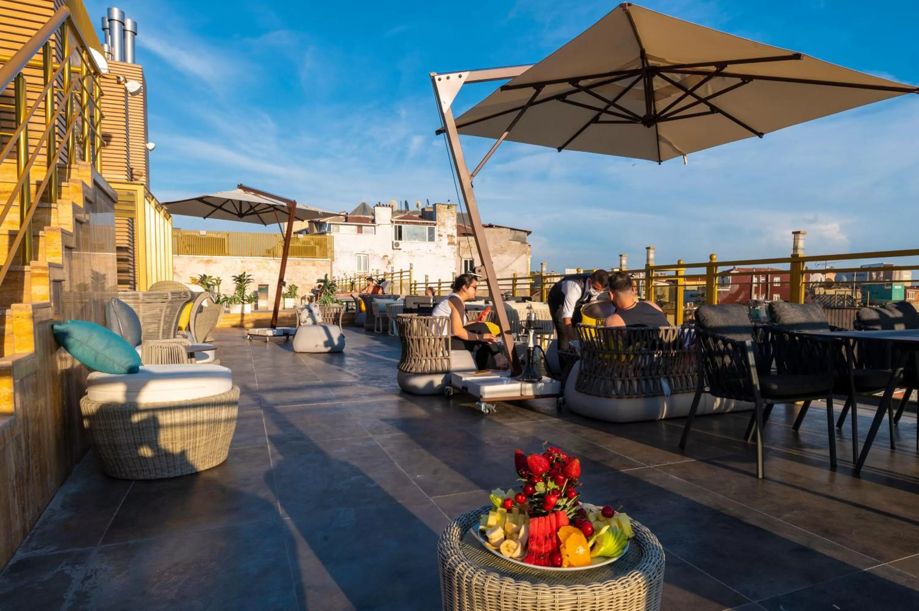 Patio in Ramada By Wyndham Istanbul Pera Taksim