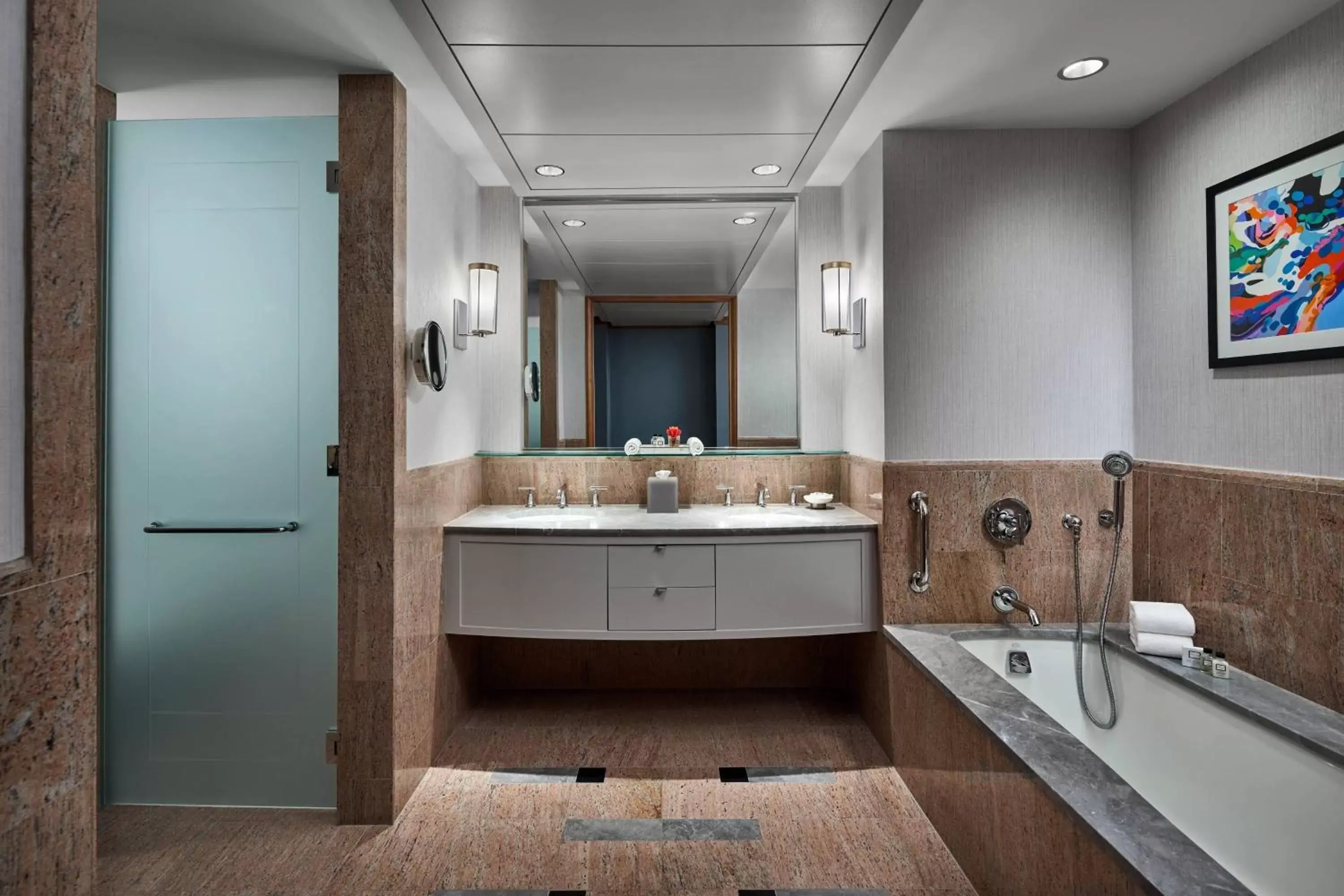 Bathroom in The Opus Westchester, Autograph Collection