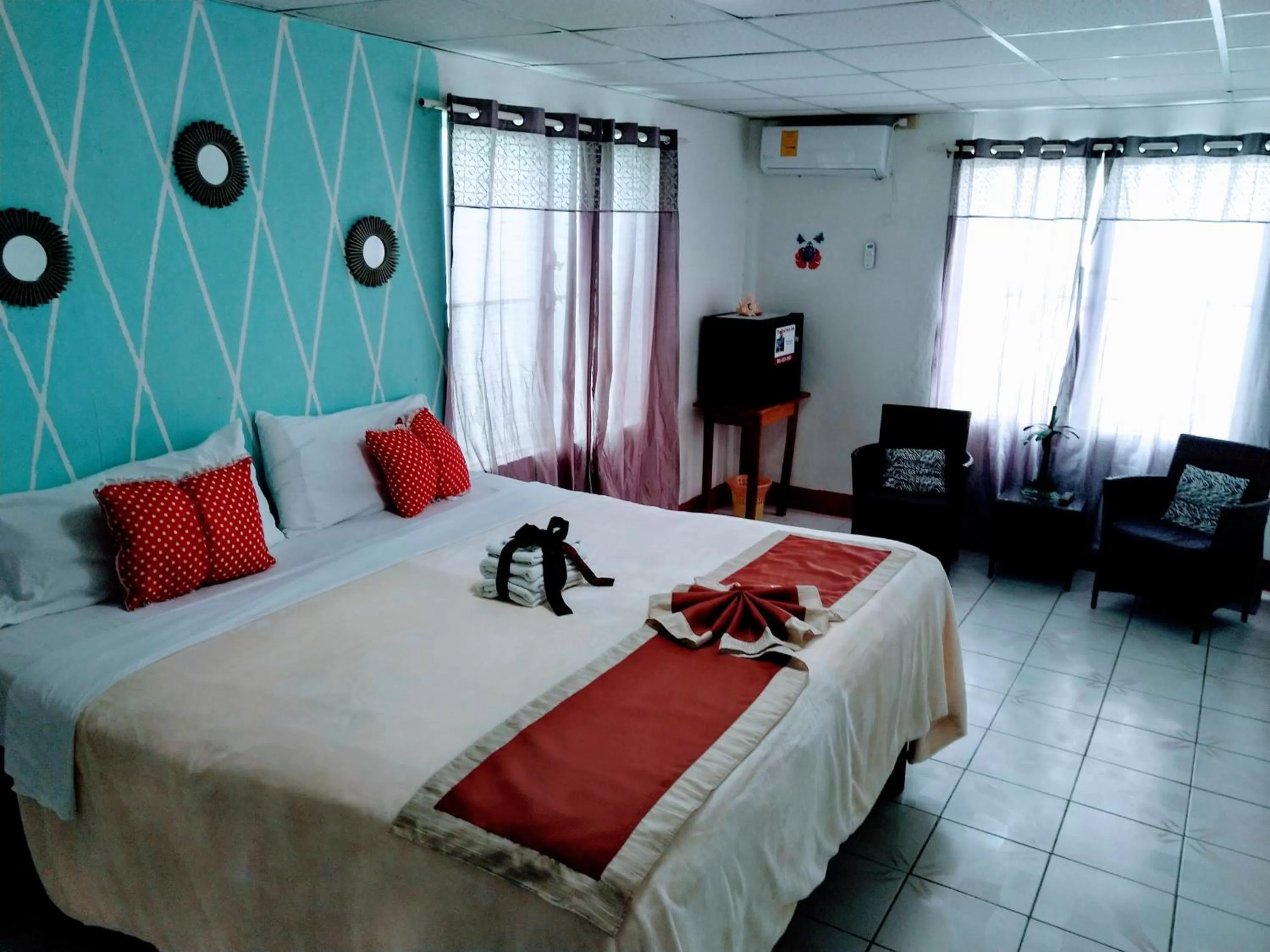 Bed in The Red Hut Inn