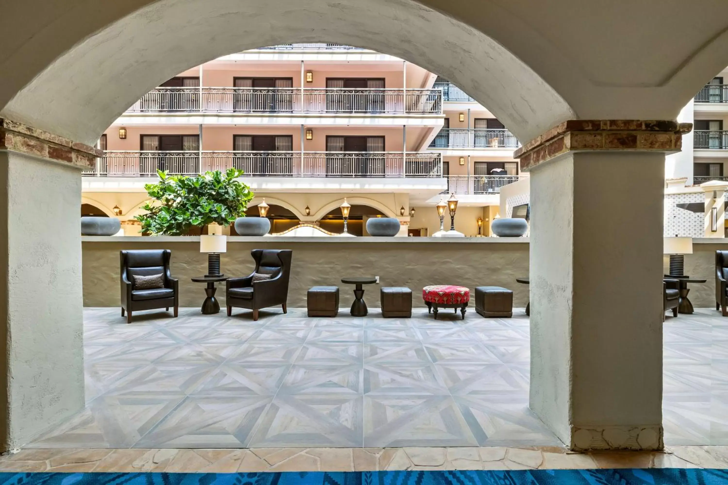 Lobby or reception in Embassy Suites by Hilton Los Angeles International Airport South Lobby or reception in Embassy Suites by Hilton Los Angeles International Airport South