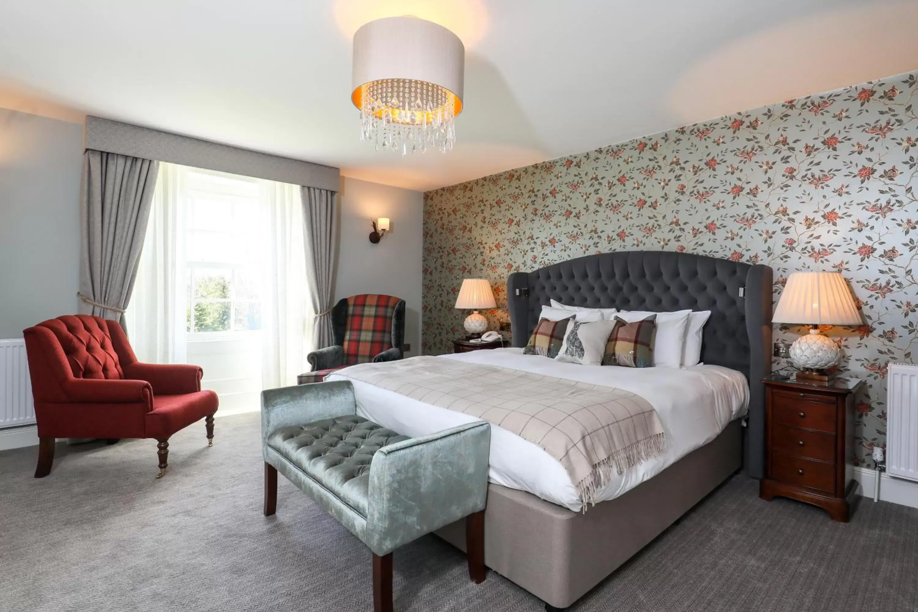 Bedroom, Bed in Stratton House Hotel & Spa