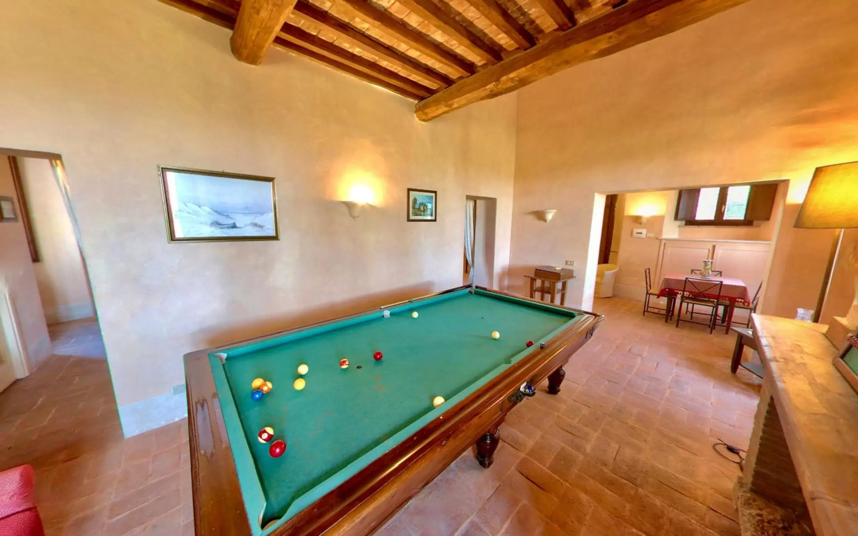 Billiard, Billiards in Monastero Le Grazie