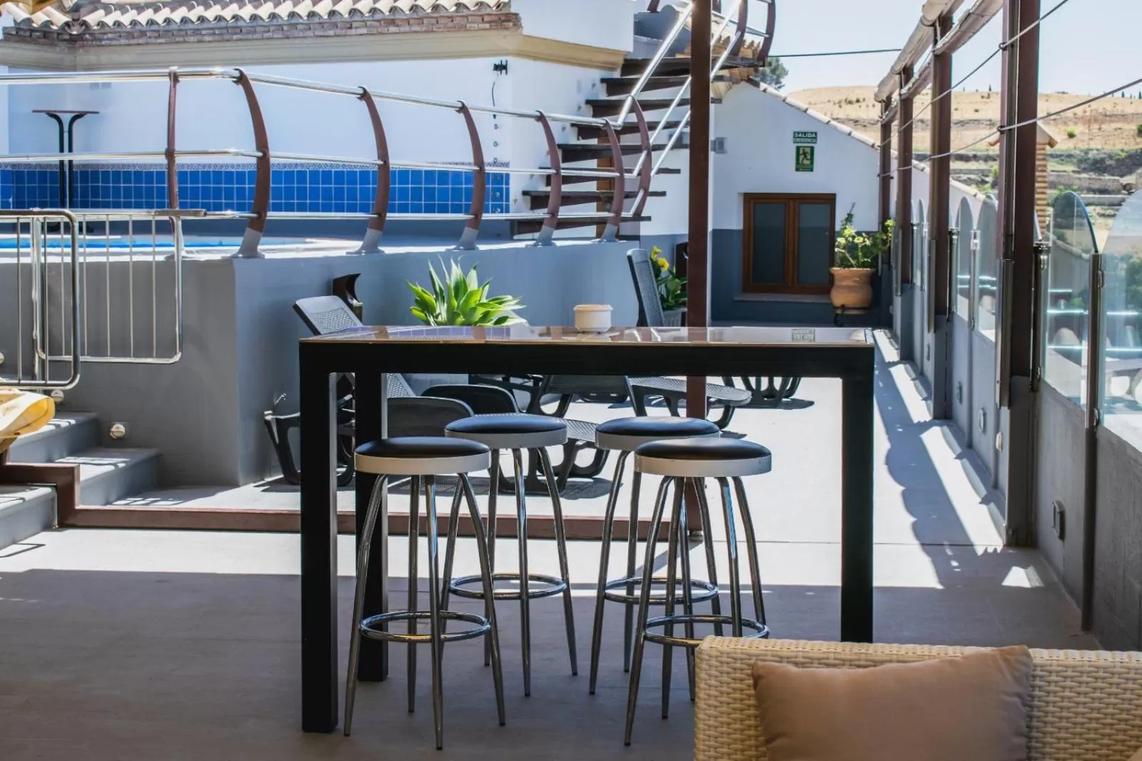 Swimming pool in Hotel Campos de Baeza