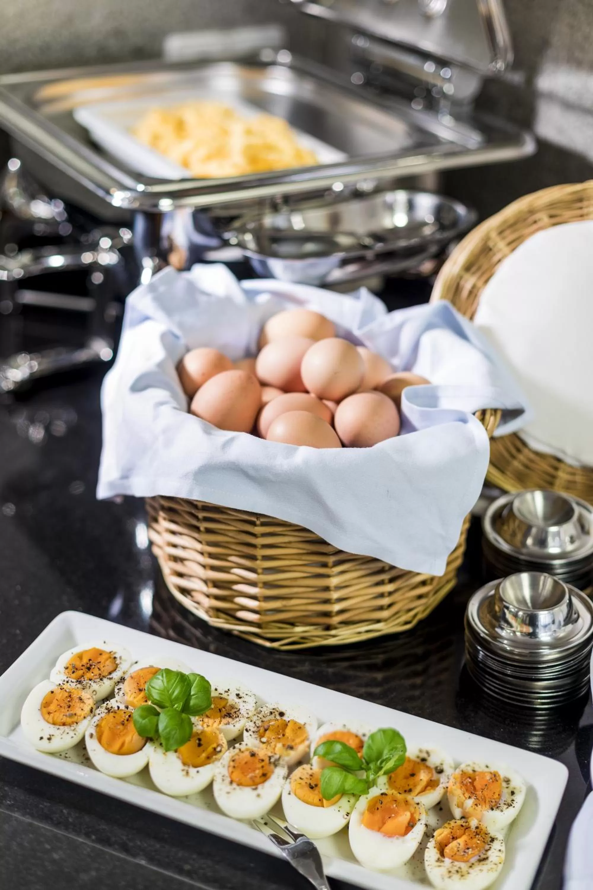 Buffet breakfast in Hotel Vis à vis