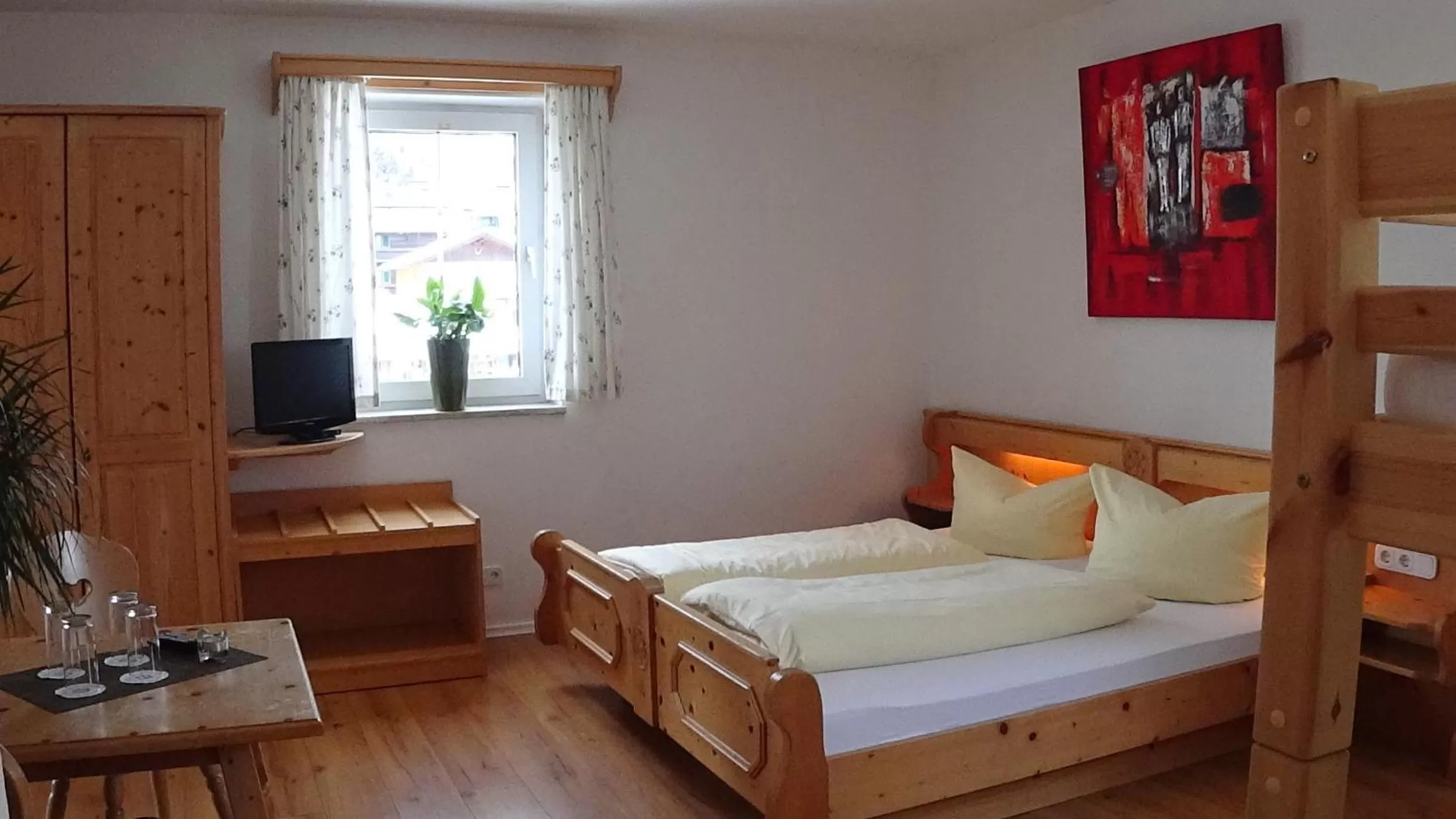 Bed in Hotel Almrausch