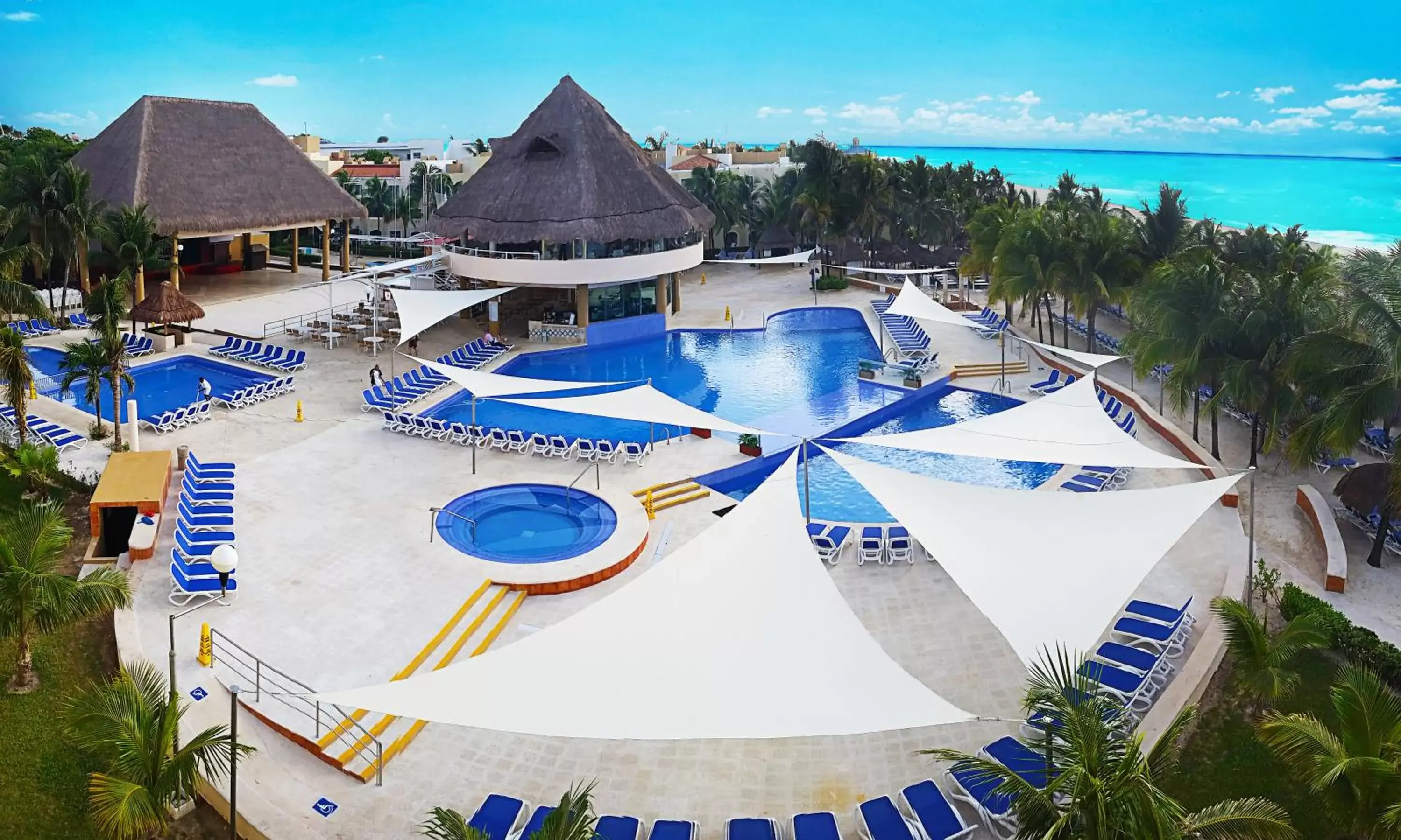 Pool view in Viva Maya by Wyndham, A Trademark All Inclusive Resort Pool view in Viva Maya by Wyndham, A Trademark All Inclusive Resort