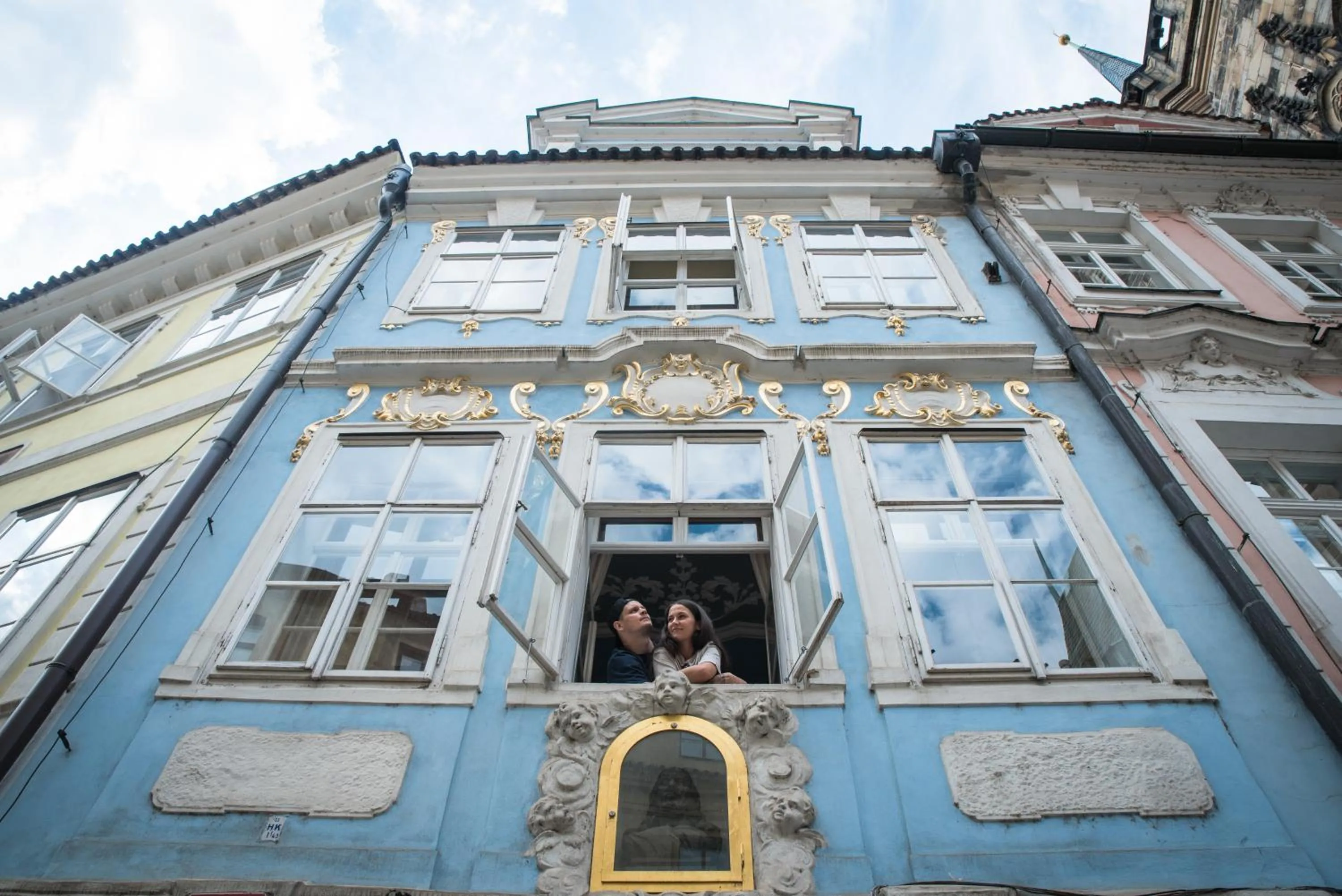 Property building in Charles Bridge Hostel & Apartments