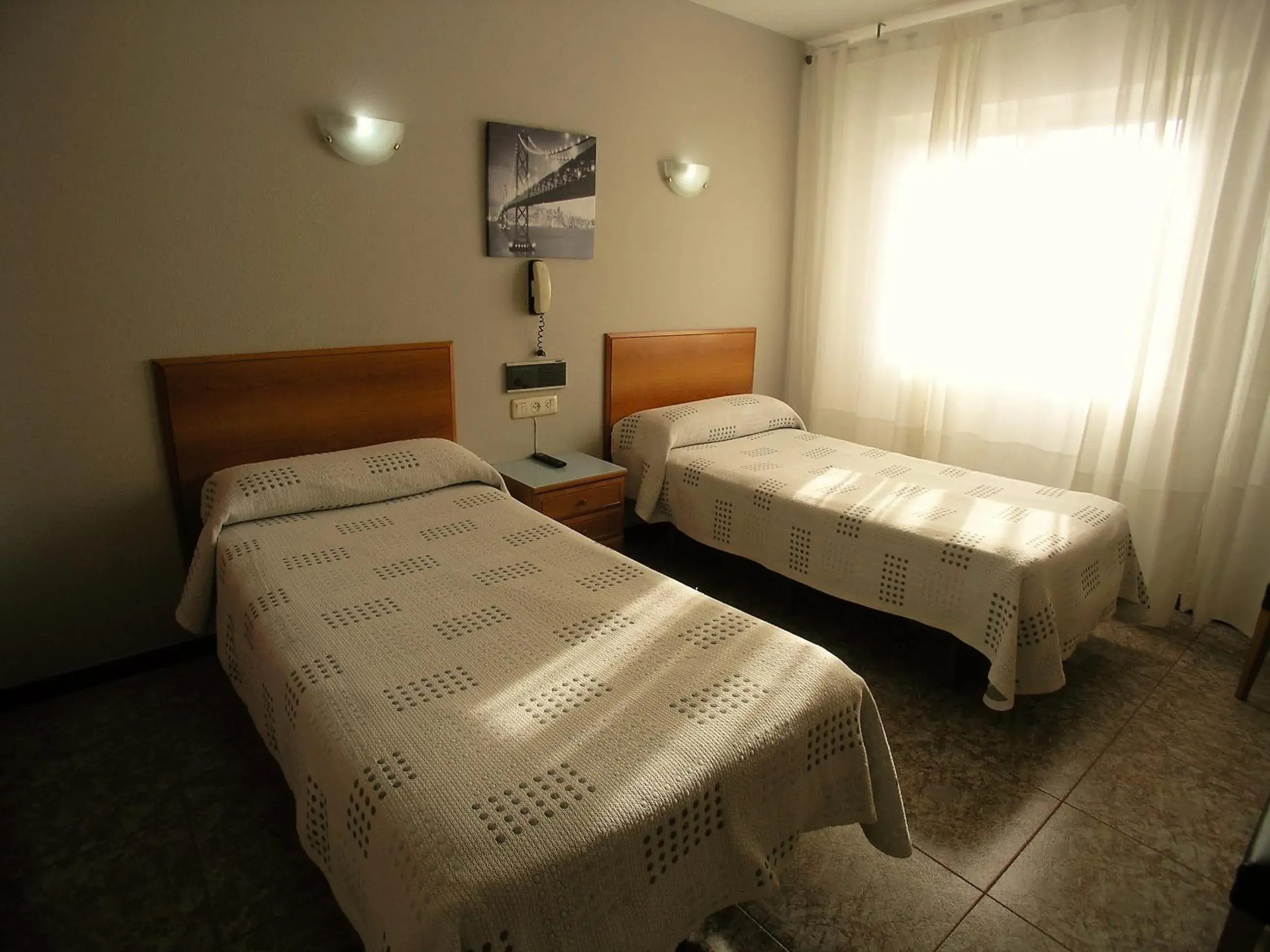 Bed in Hotel Gorbea