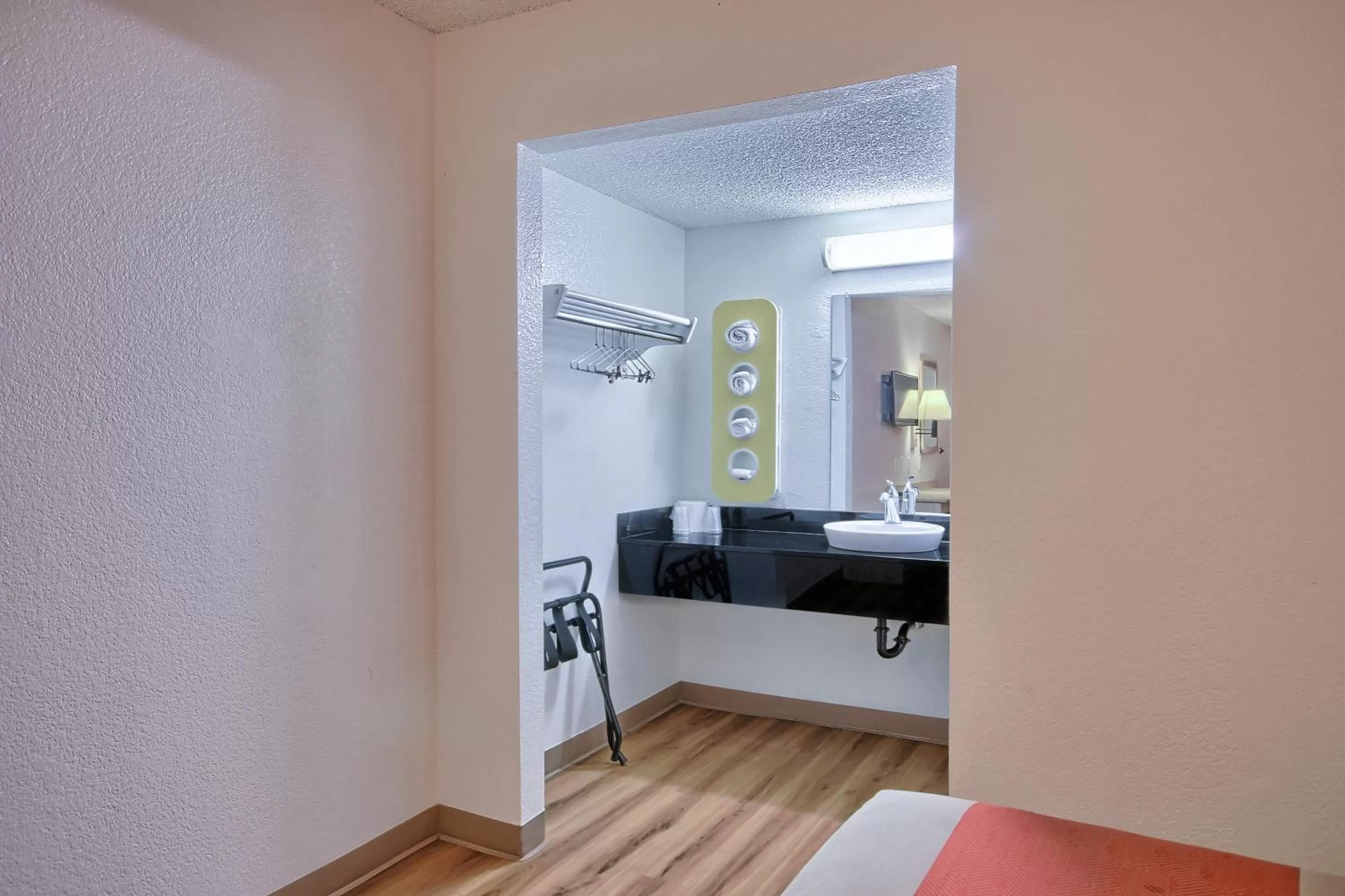 Bathroom in Motel 6-Fresno, CA - Blackstone South