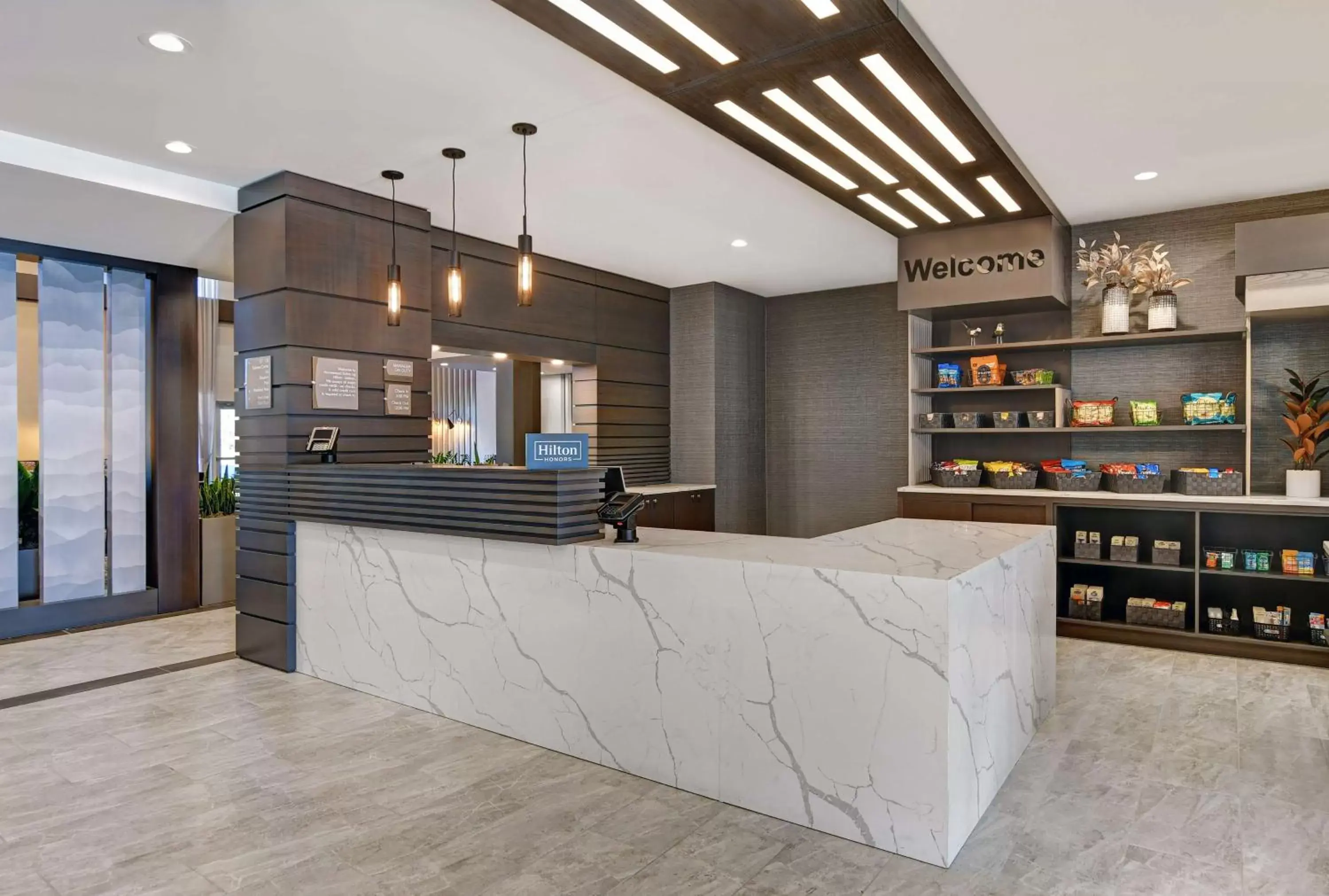 Dining area, Lobby/Reception in Homewood Suites By Hilton Edison Woodbridge, NJ