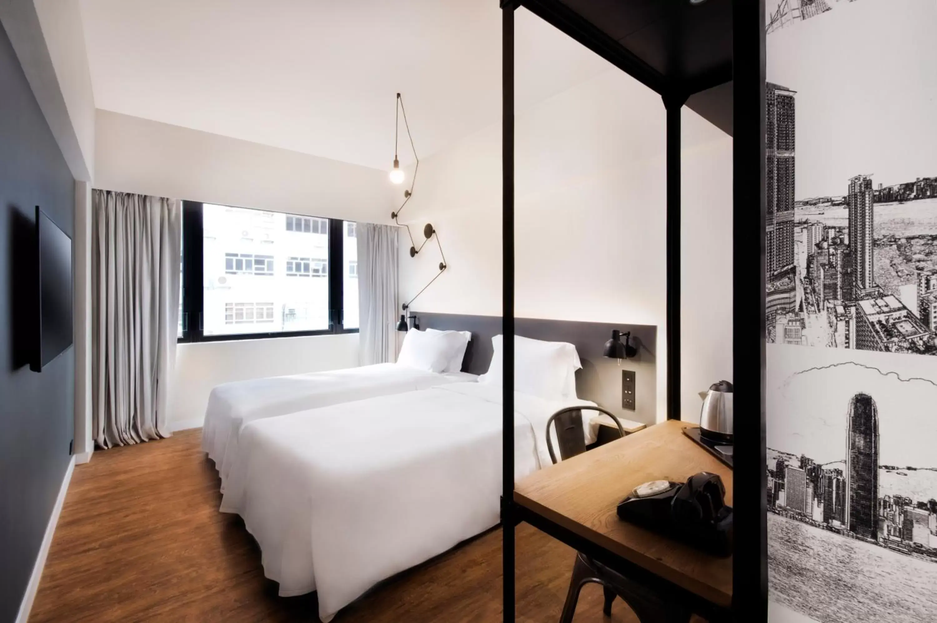 Bed in Pentahotel Hong Kong, Tuen Mun