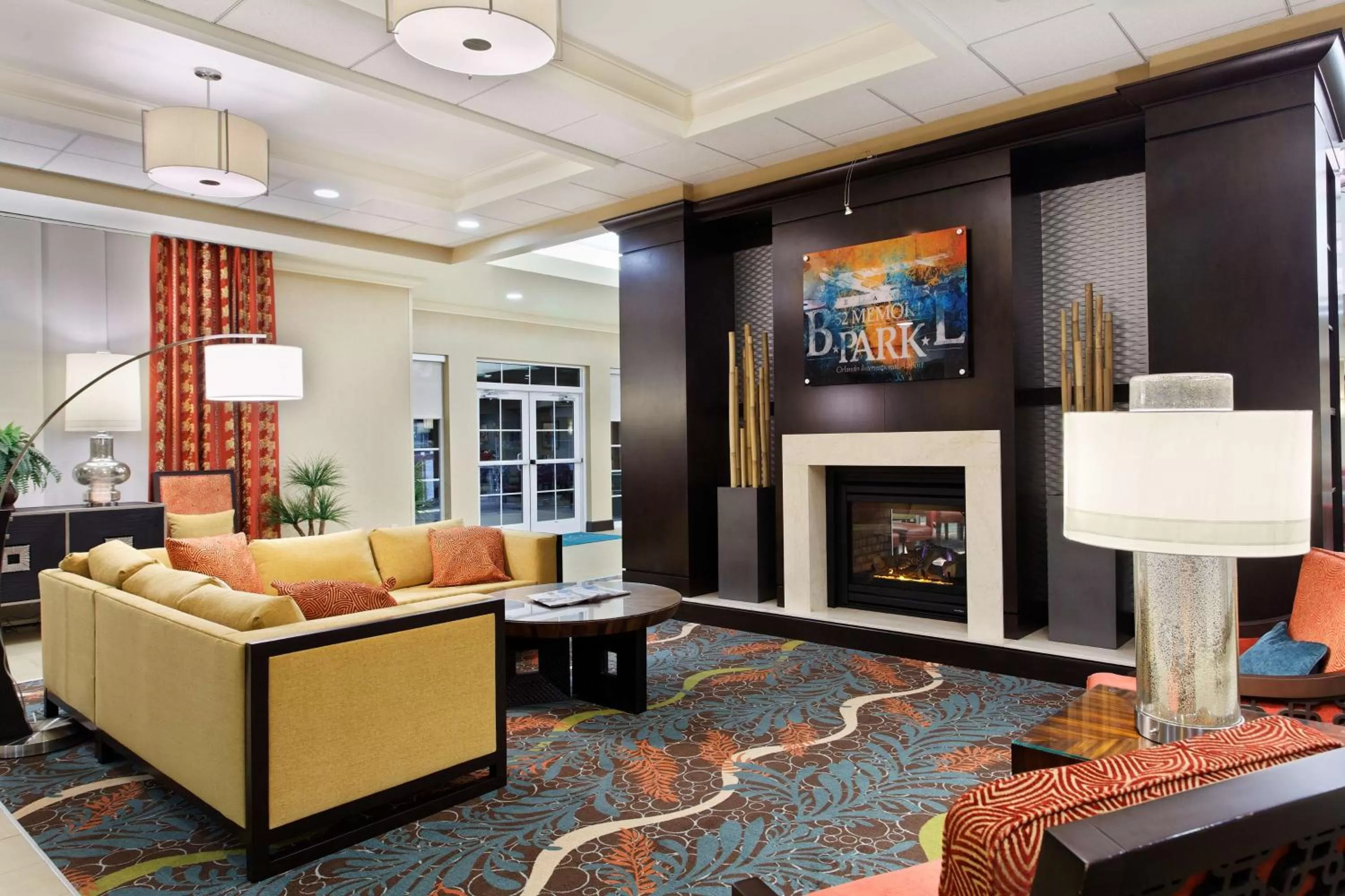 Lobby or reception in Homewood Suites by Hilton Orlando Airport