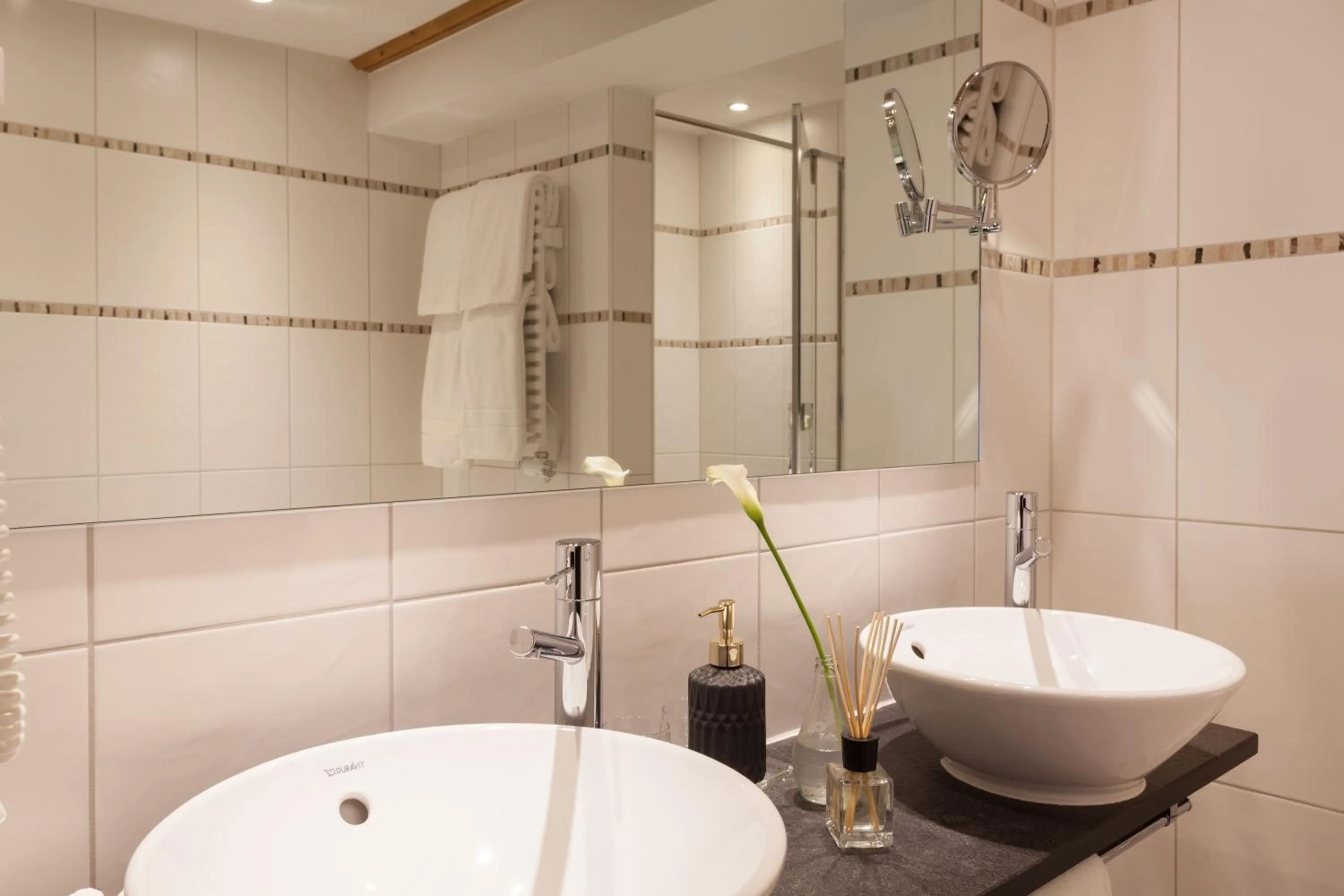 Shower in Hotel Walliserhof Zermatt