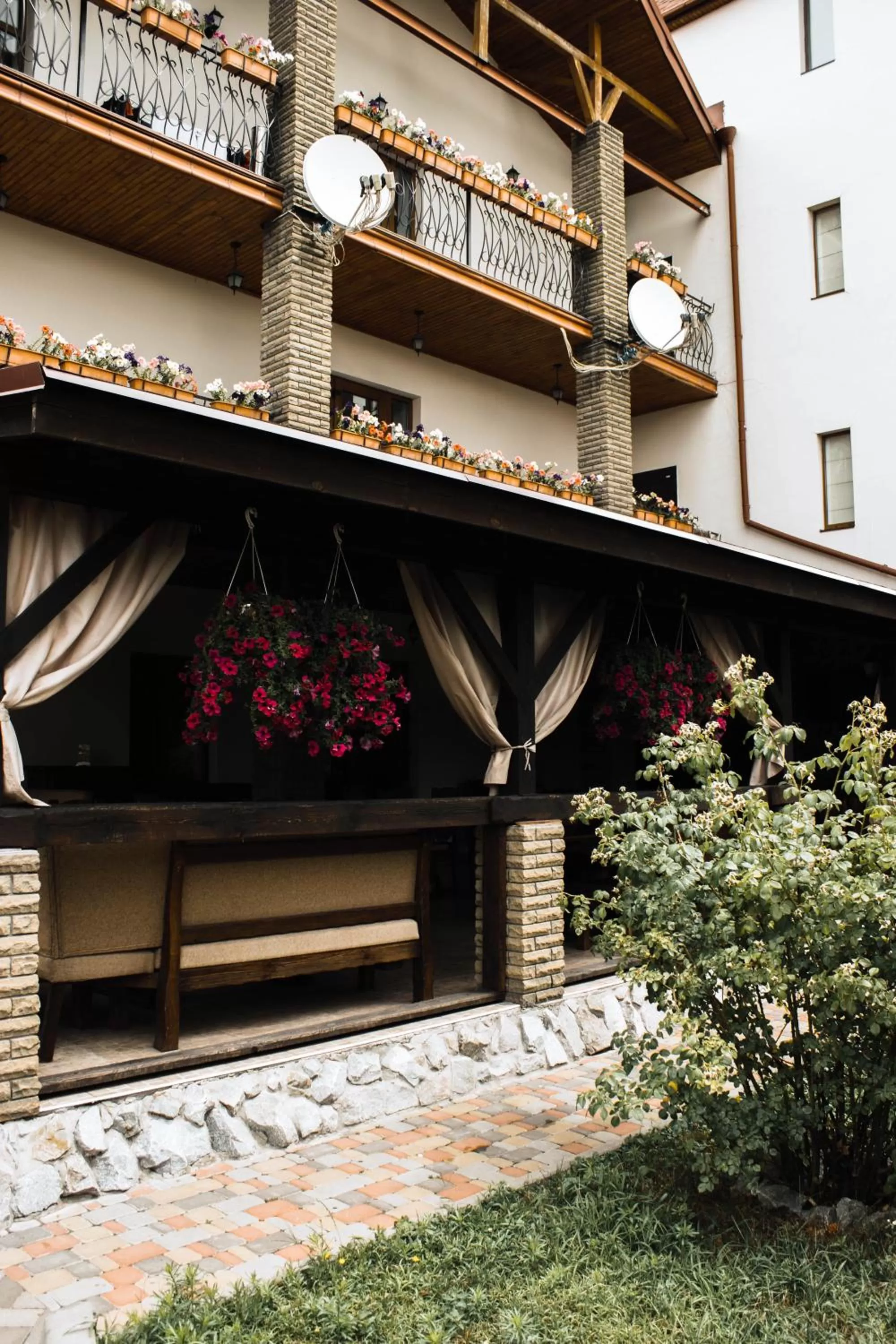 Balcony/Terrace in Stara Vezha Hotel