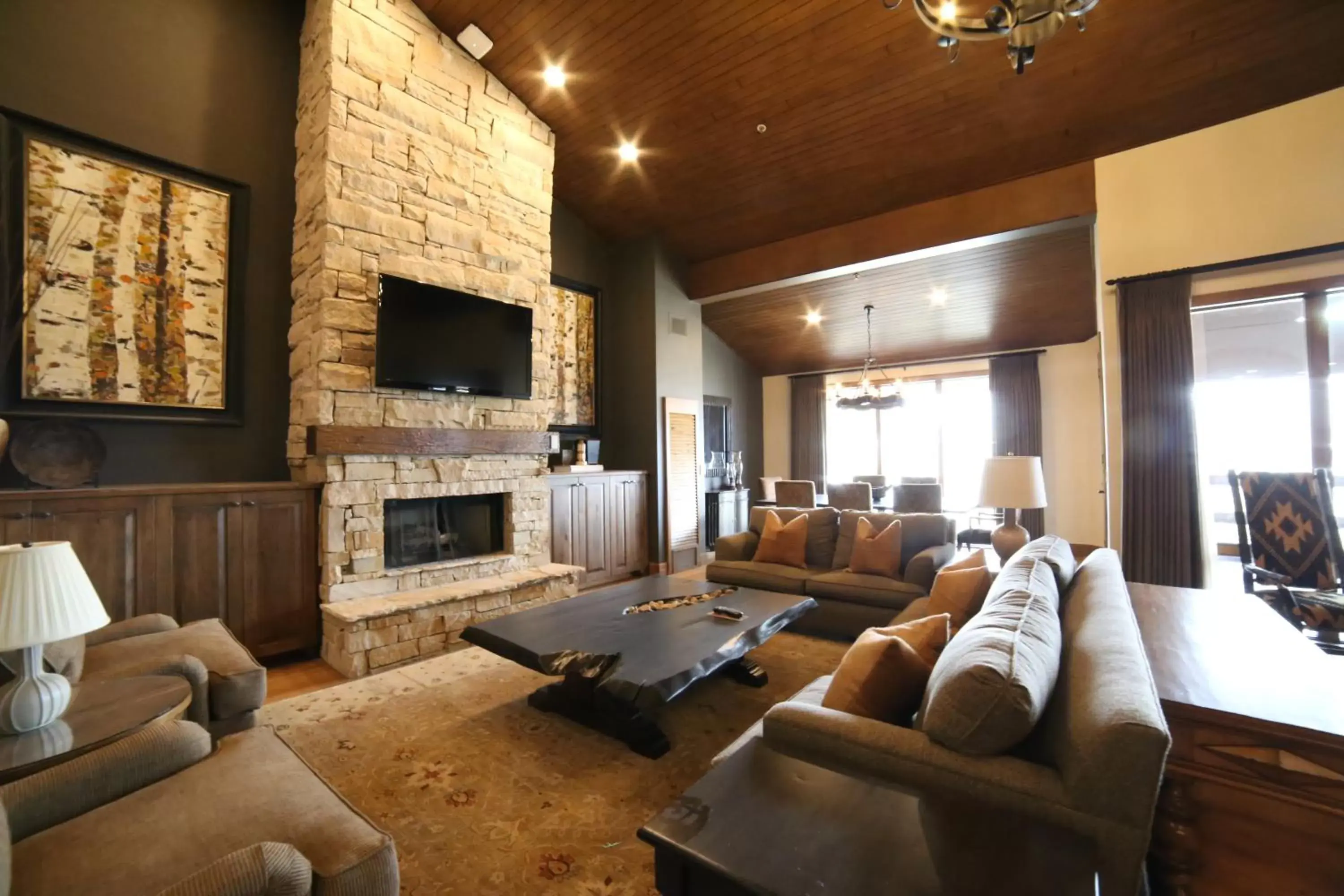 Living room, Seating Area in Stein Eriksen Lodge Deer Valley