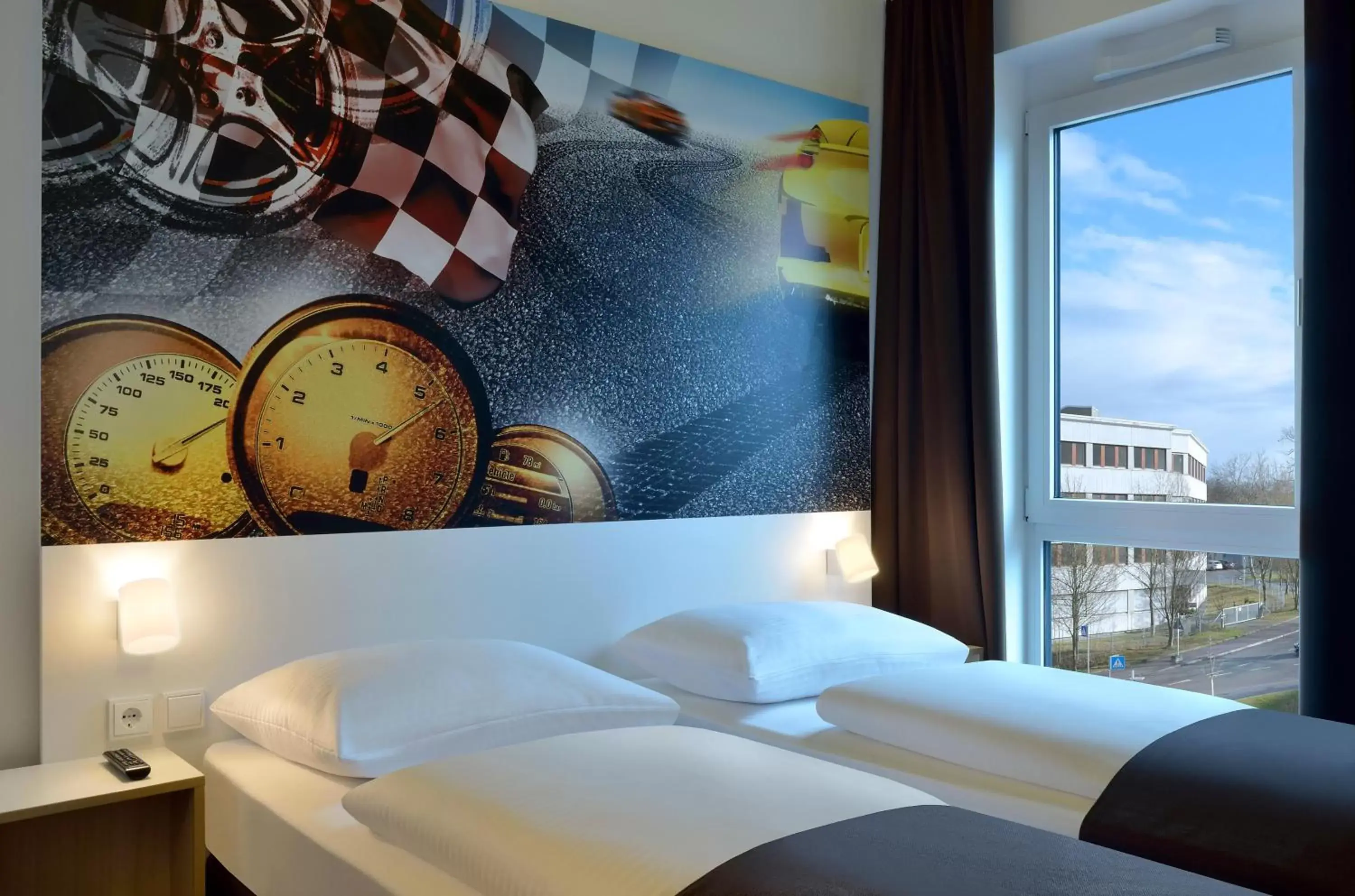 Photo of the whole room, Bed in B&B Hotel Stuttgart-Zuffenhausen