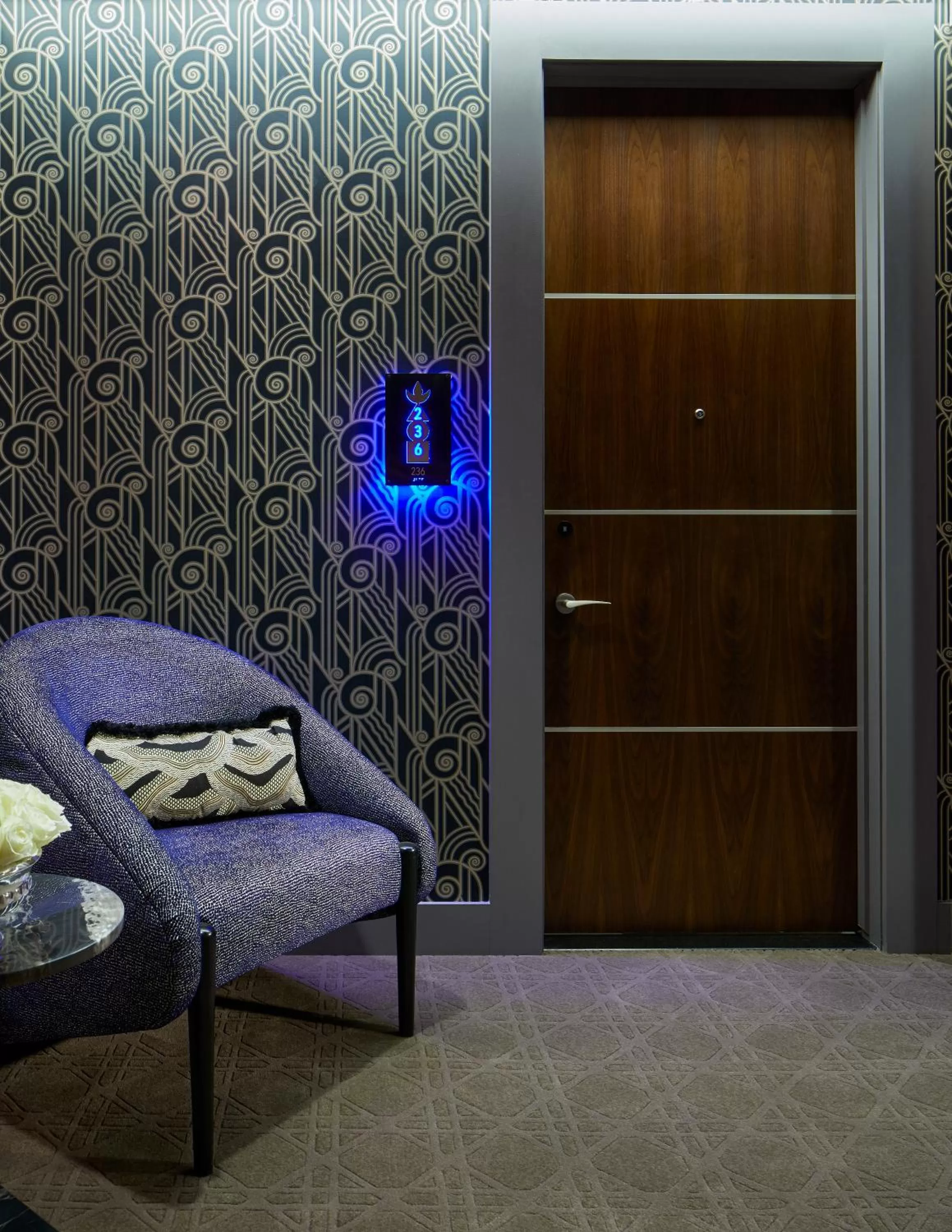 Decorative detail in The Kindler Hotel