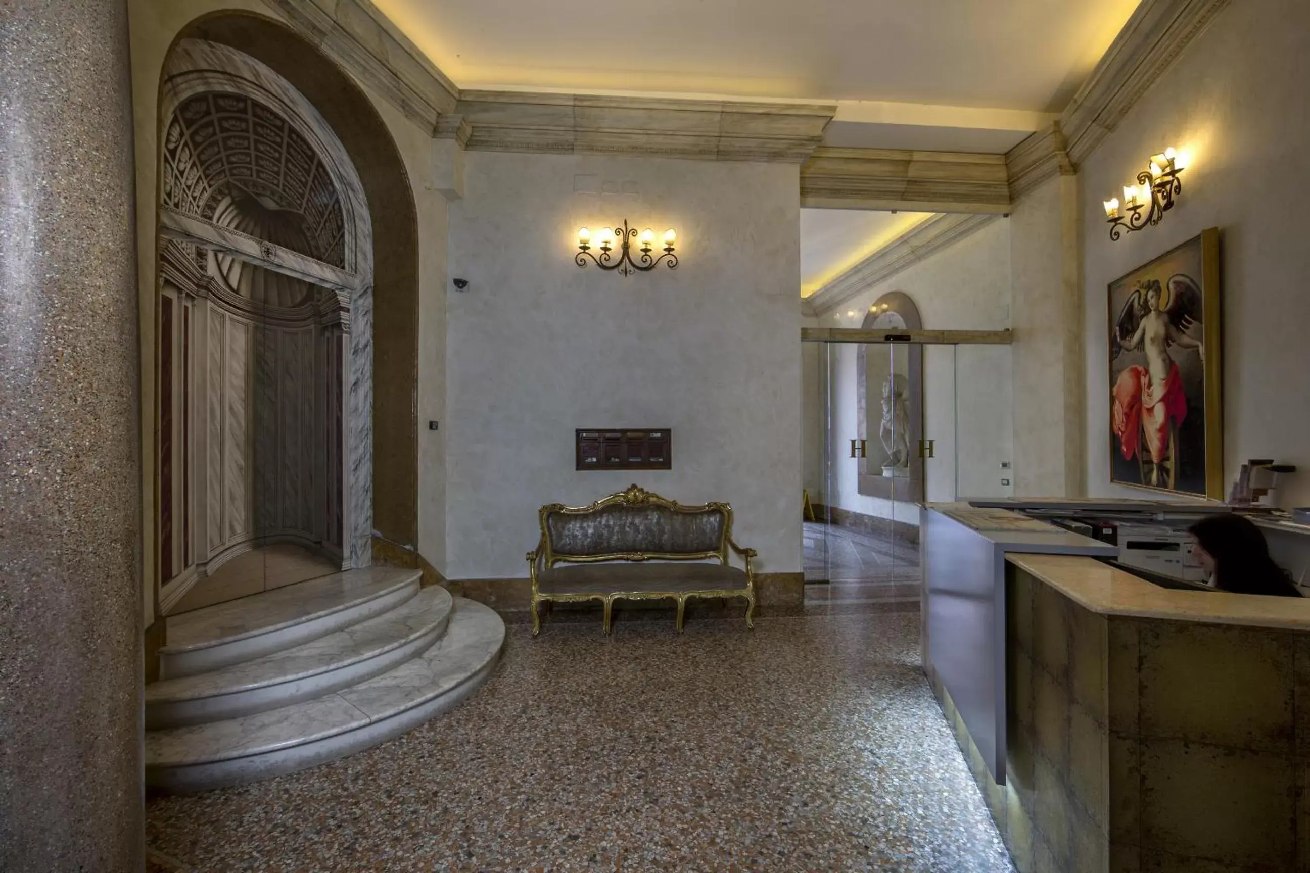 Lobby or reception in Antica Dimora Delle Cinque Lune