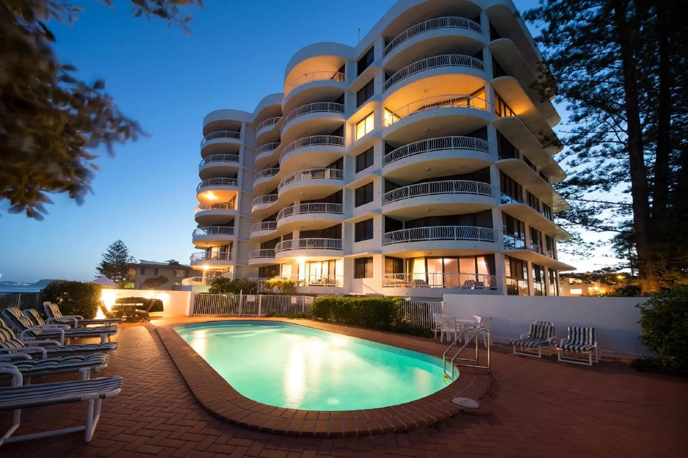 Pool view, Property Building in Albatross North Apartments