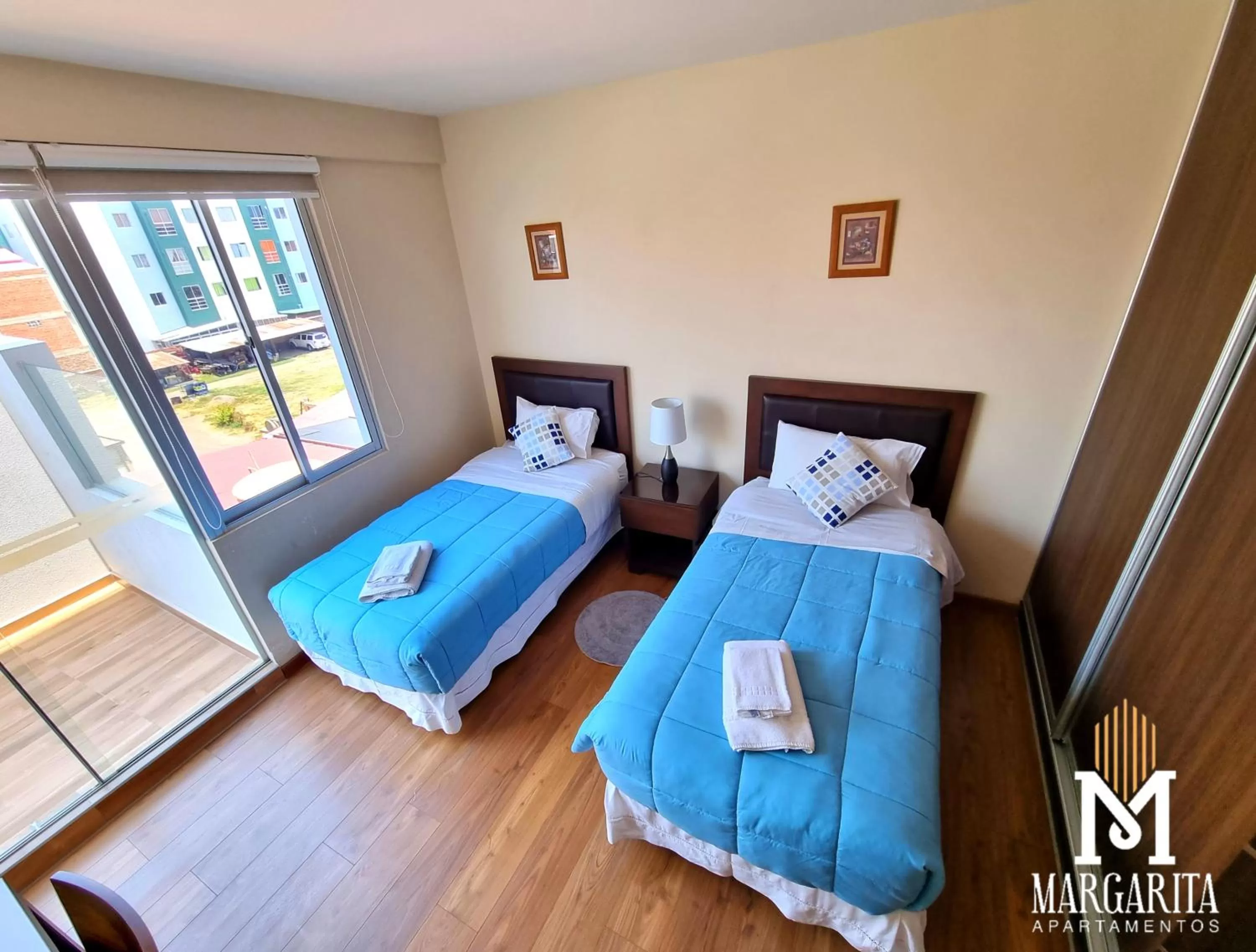 Bed in Margarita Apartamentos