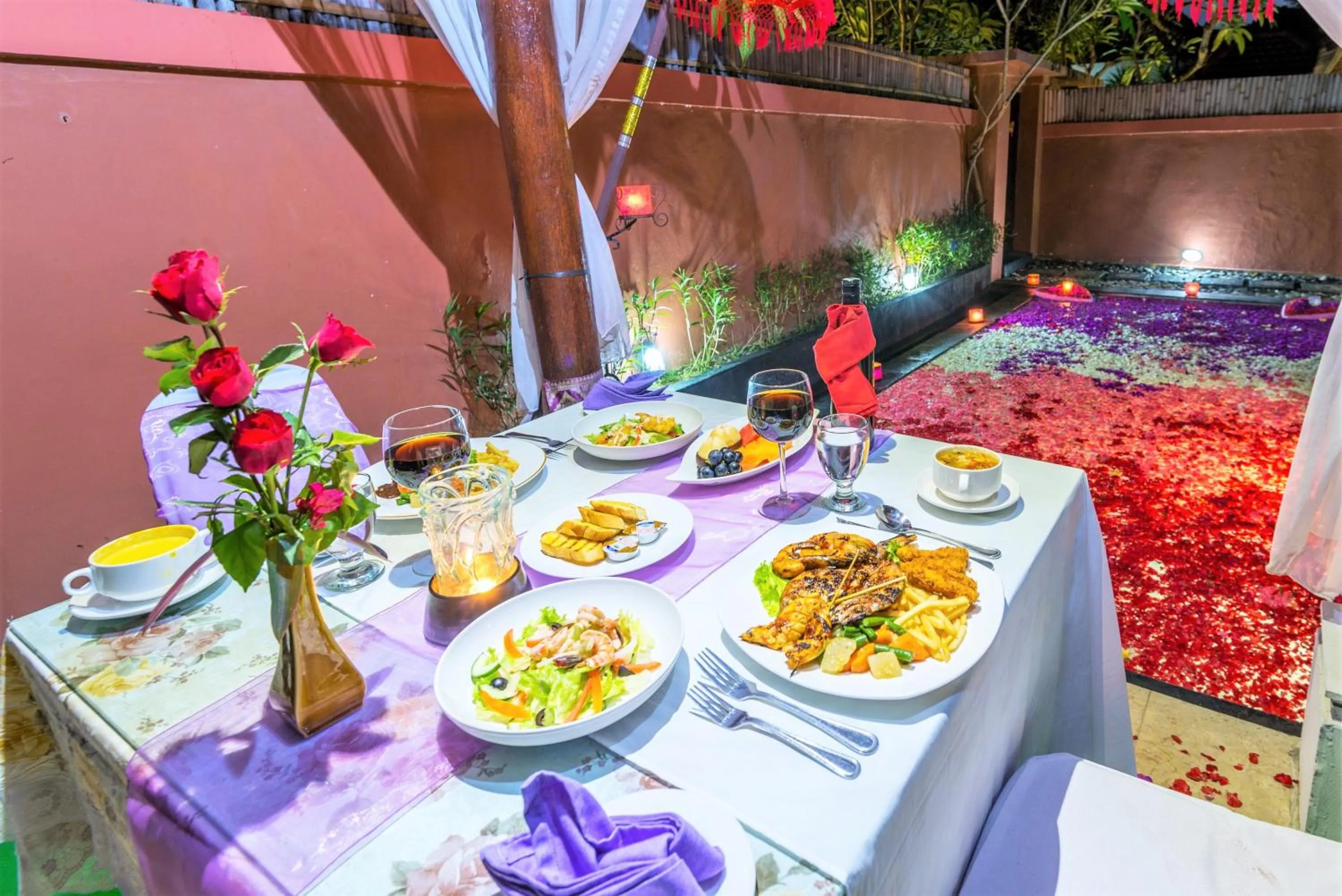 Food close-up in Lavender Villa & Spa