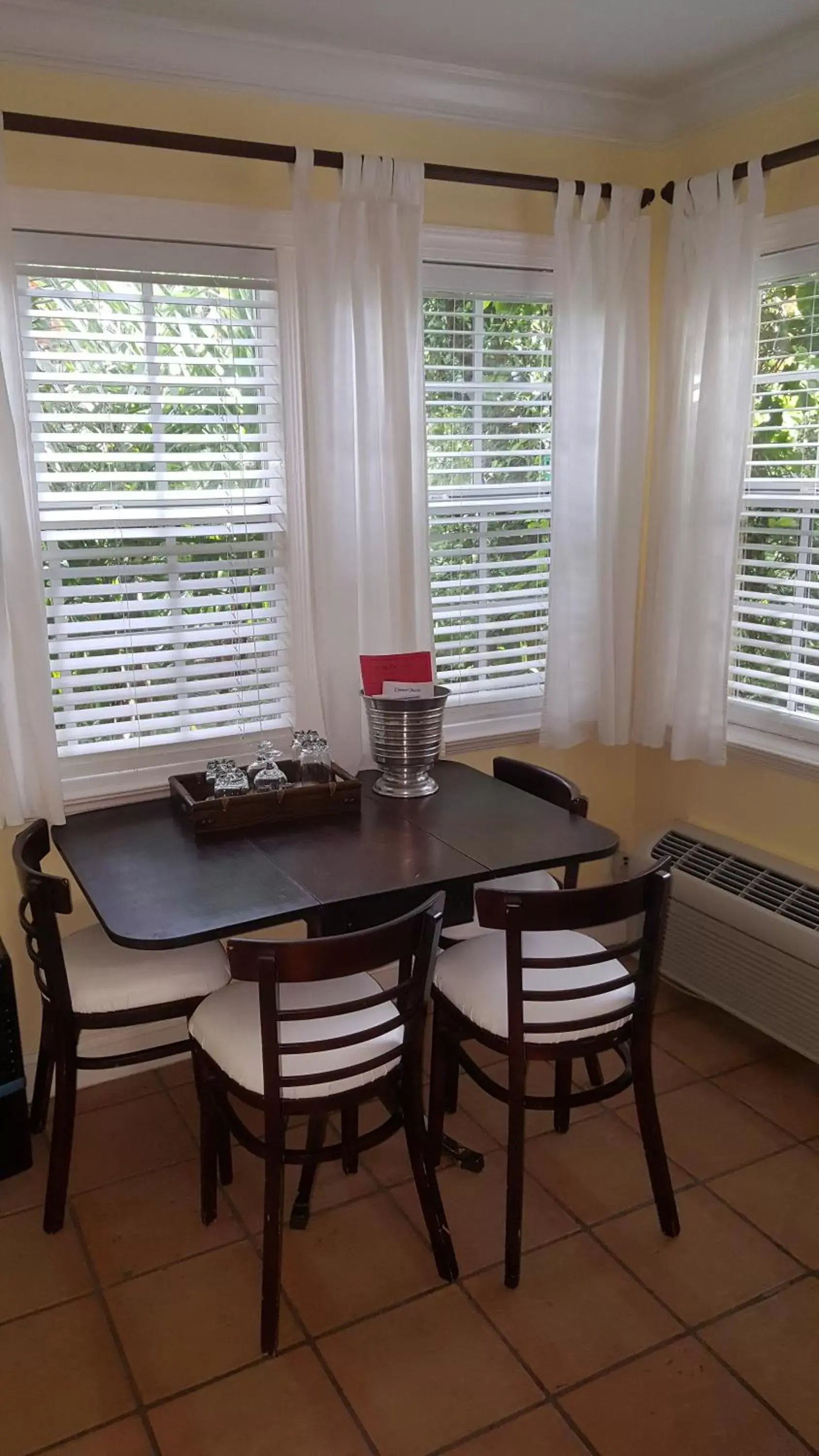 Kitchen or kitchenette, Seating Area in The Caribbean Court Boutique Hotel