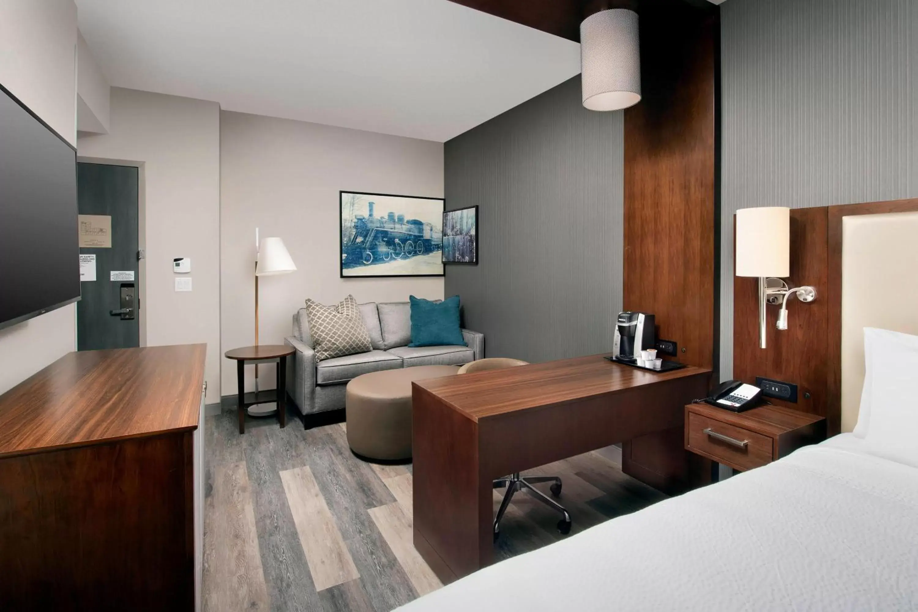 Bedroom, Bed in SpringHill Suites by Marriott Atlanta Downtown