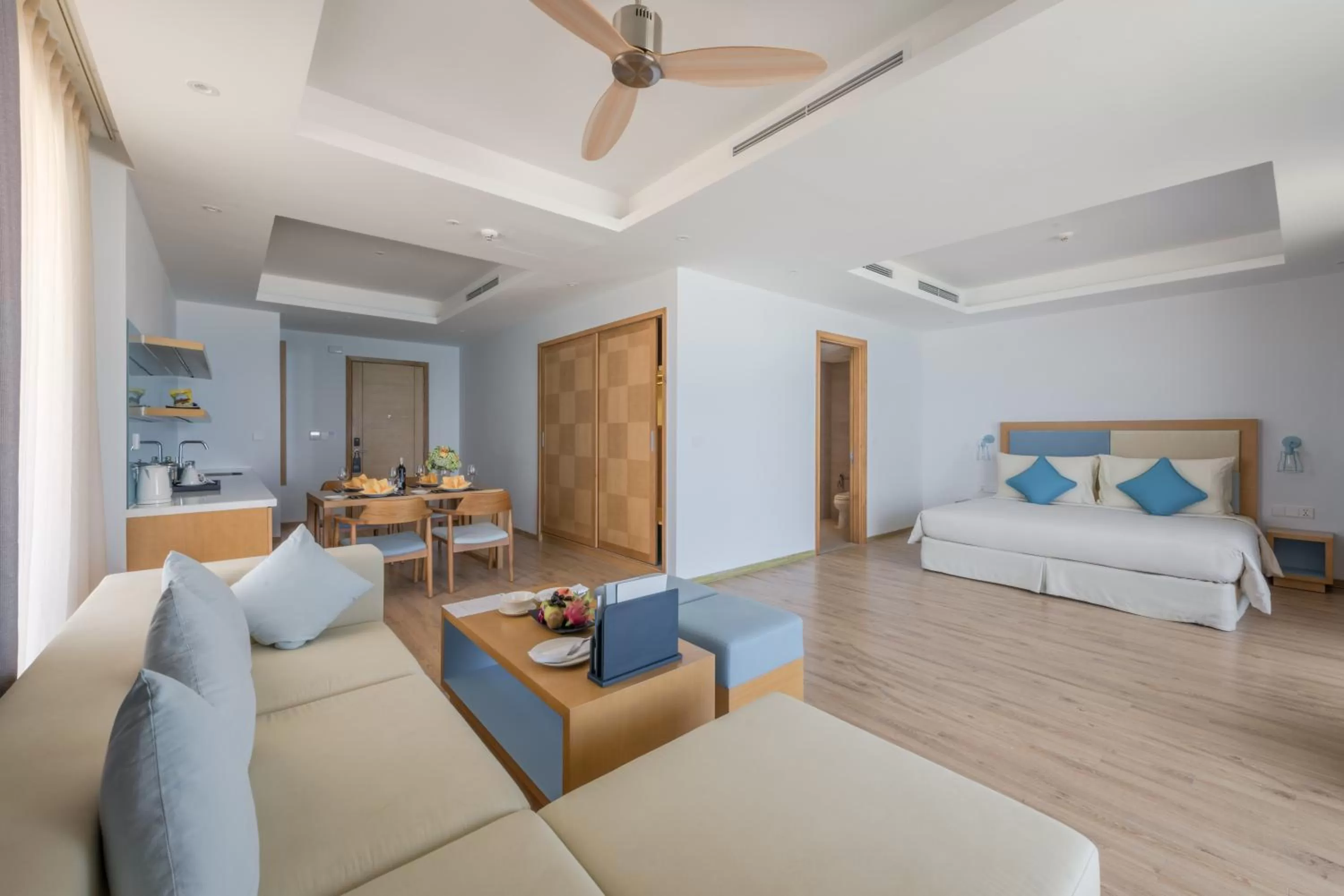 Living room, Bed in FLC Luxury Hotel Quy Nhon