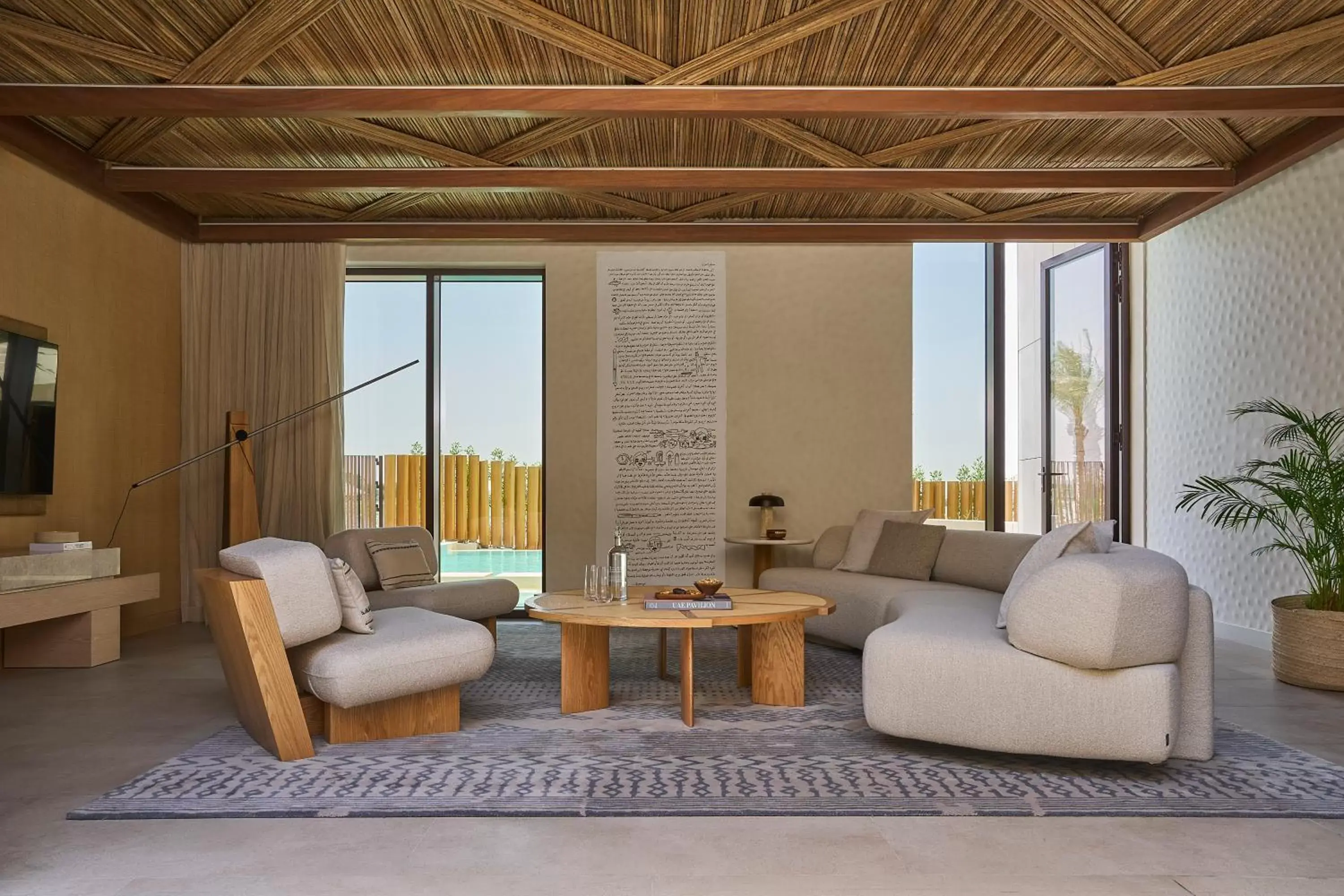 Living room in ERTH Abu Dhabi Hotel Living room in ERTH Abu Dhabi Hotel