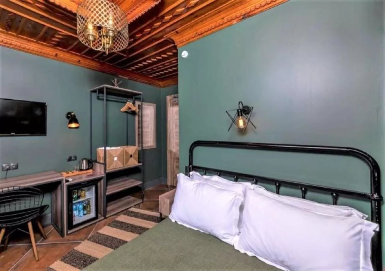 Bed in Sunset Hotel Marmaris